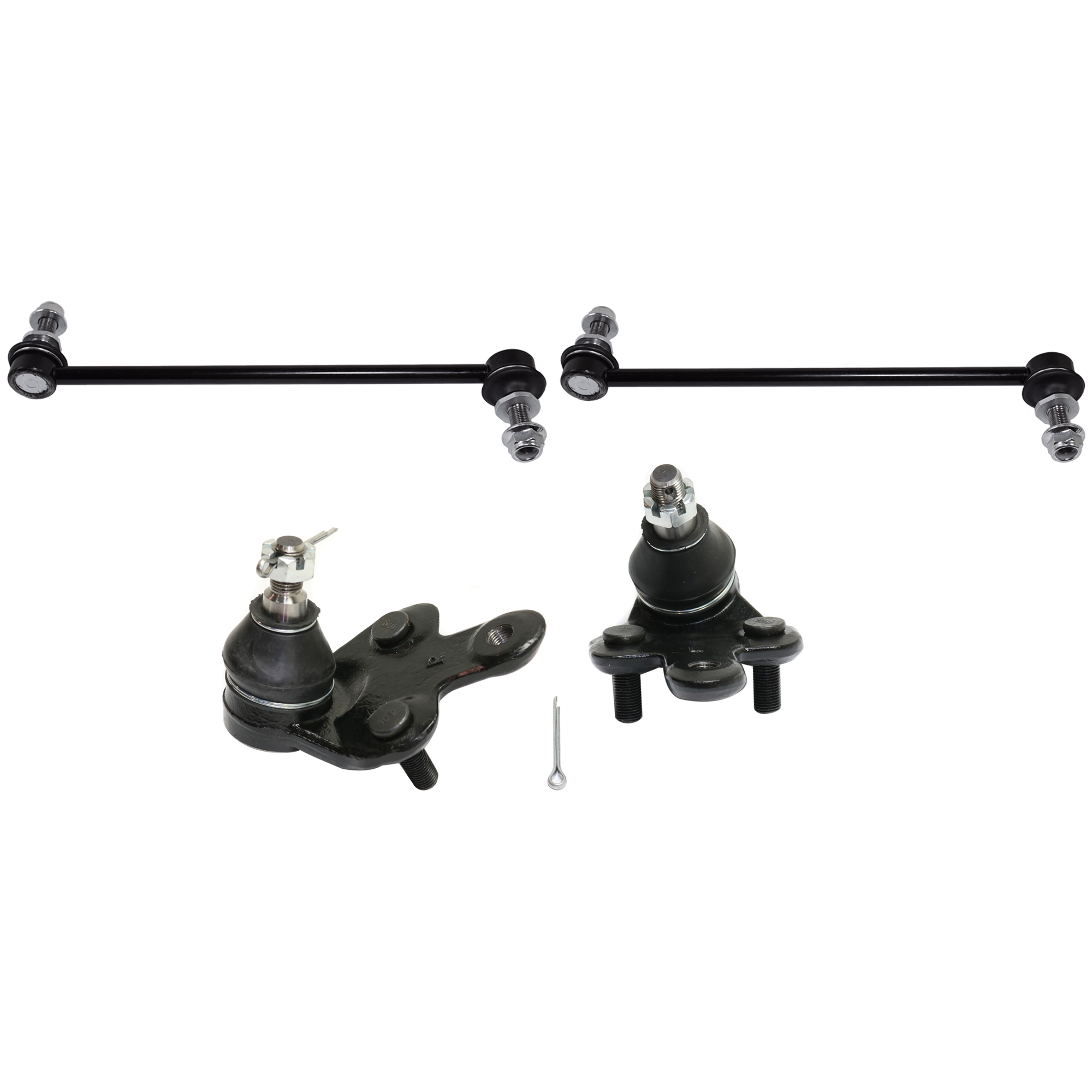 AM SIENNA 11-20 FRONT BALL JOINT RH AND LH Lower 4 pc Kit with Sway Bar Link SKU KIT 071124 C269 OEM 1017332 TC5009-45D10005 FA2464