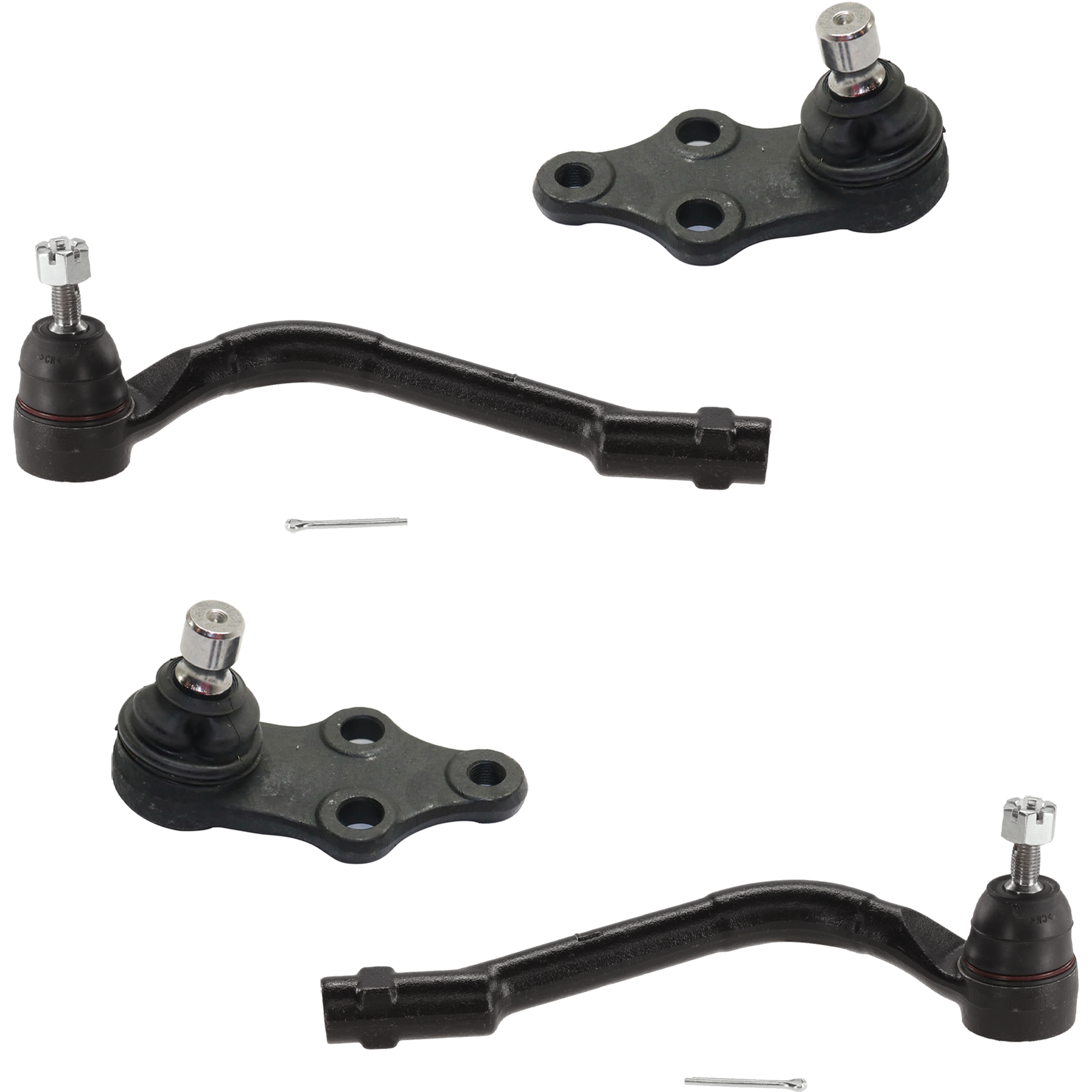 AM TUCSON 10-17 SONATA 11-14 FRONT TIE ROD END RH AND LH Outer 4 pc kit with Ball Joint SKU KIT 071124 C298 OEM 568202S050-568203Q500-568204R5