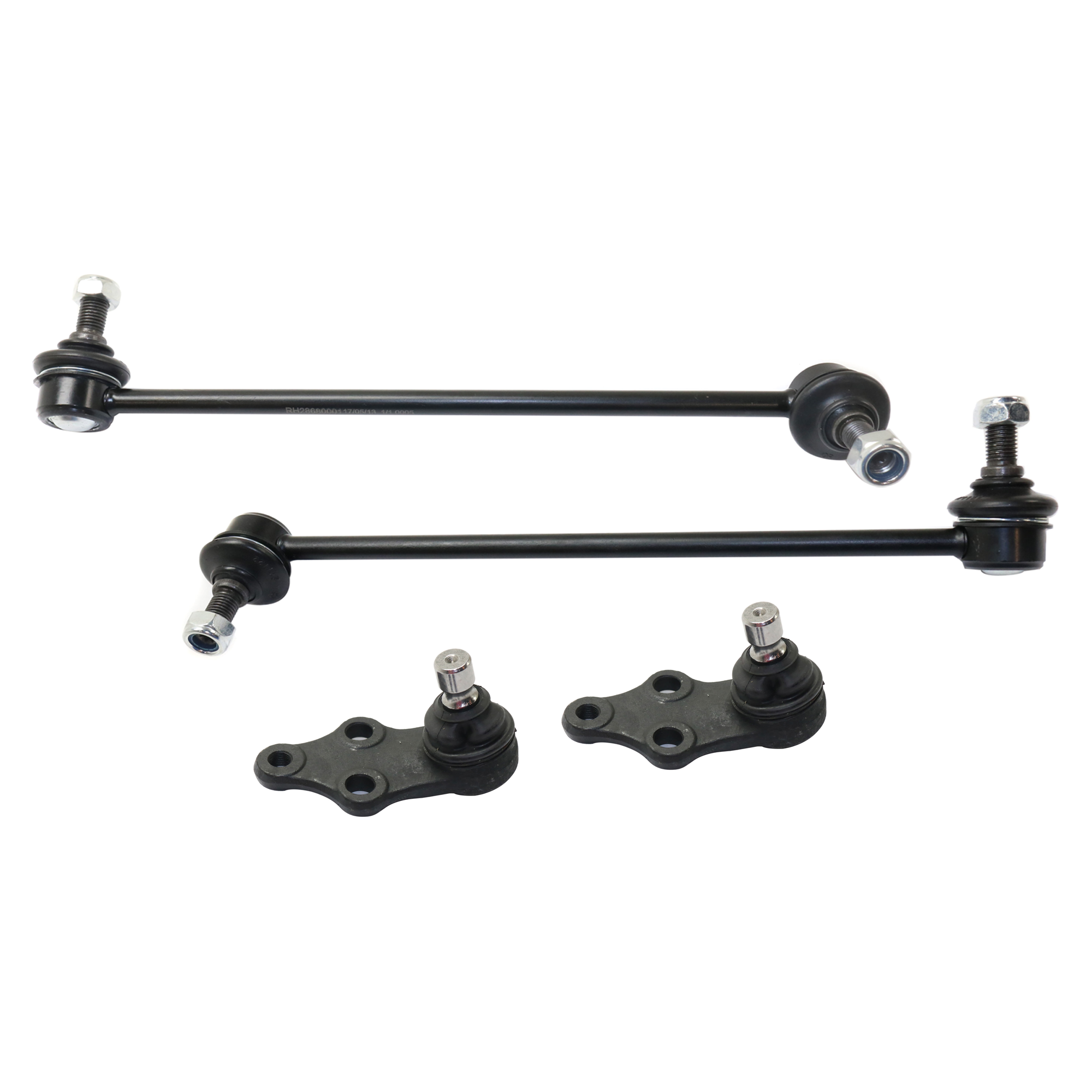 AM SONATA 11-14 FRONT BALL JOINT RH AND LH Lower 4 pc Kit with Sway Bar Link SKU KIT 071124 C302 OEM 545303S000-548403R000-548303R0