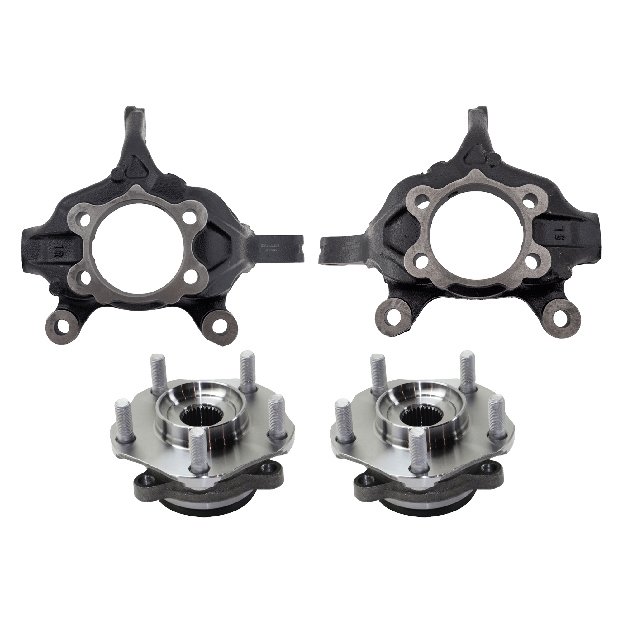 AM SENTRA NV200-13-19 FRONT HUB ASSEMBLY RH AND LH 4 pc kit with Knuckle SKU KIT 071124 C322 OEM 402023SH0A 19316540-400151KA0A