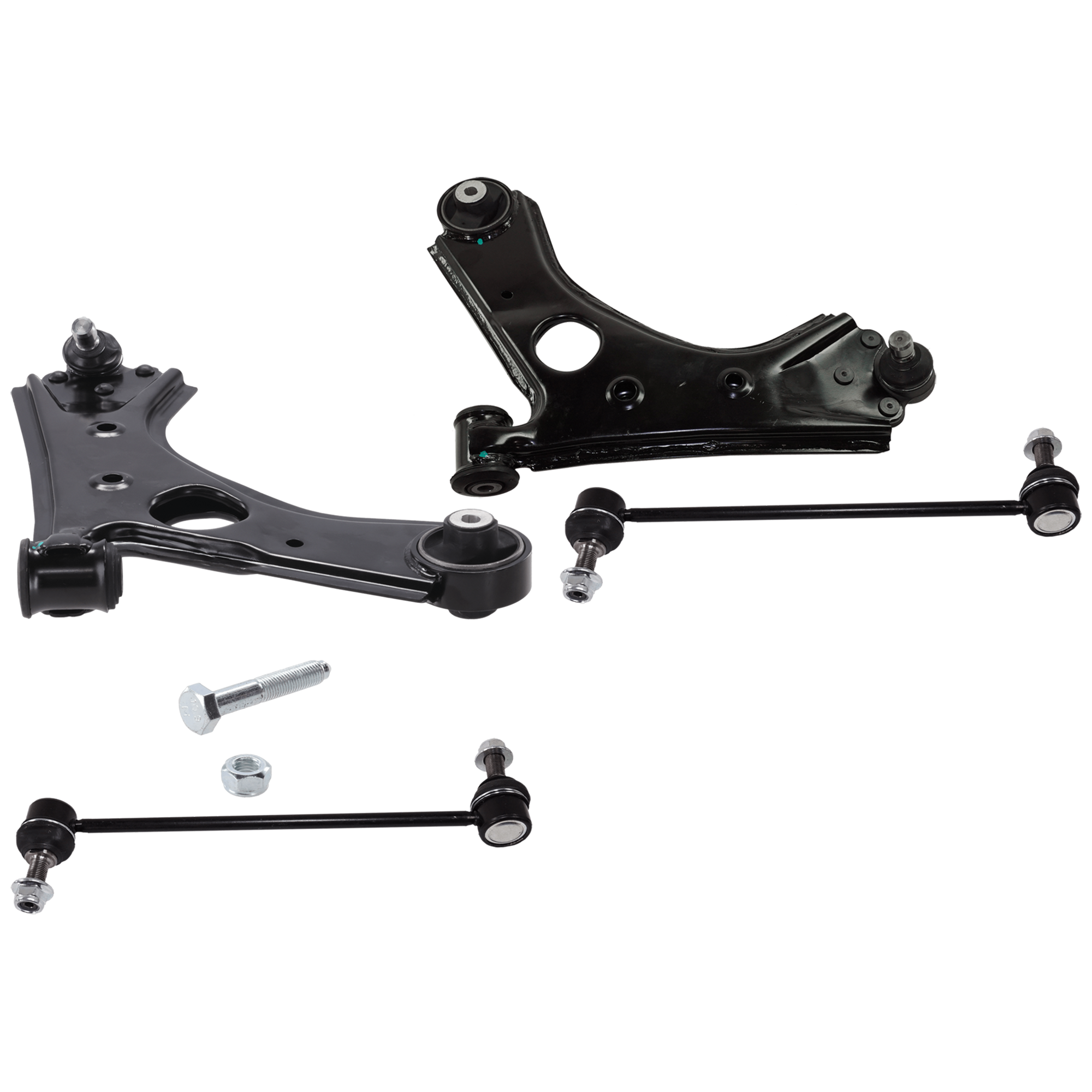 AM PROMASTER CITY 15-19 FRONT CONTROL ARM RH AND LH Lower 4 pc Kit with Sway Bar Link SKU KIT 071124 C327 OEM 68263081AA 68263229AA 68266827