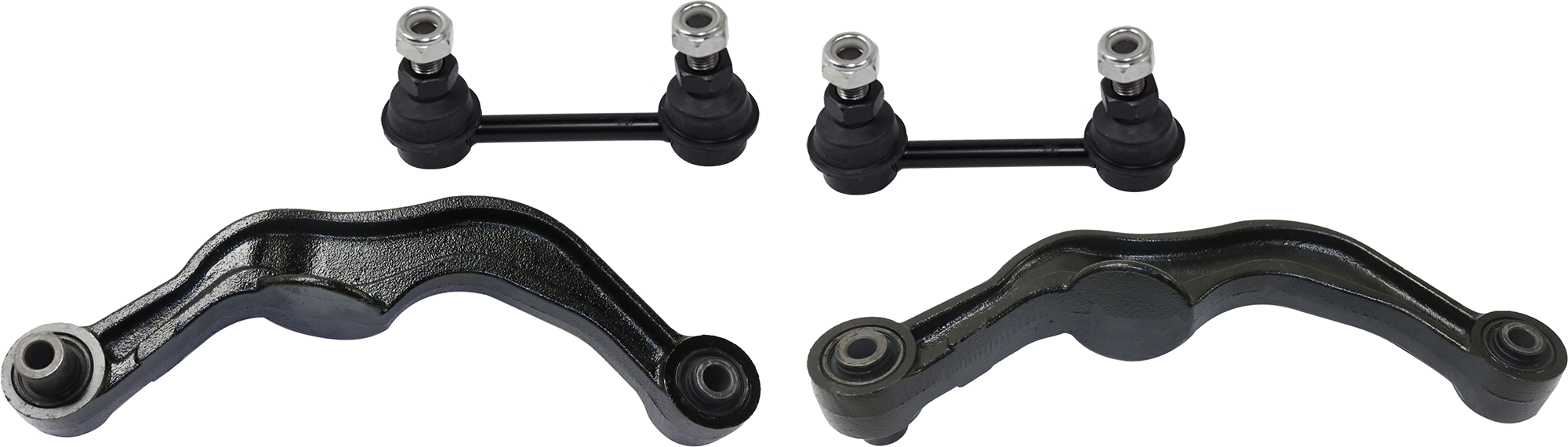 AM LEGACY 00-09 REAR CONTROL ARM RH AND LH Upper 4 pc Kit with Sway Bar Link SKU KIT 071124 C333 OEM 20250AE021-20250AE041-562610E0