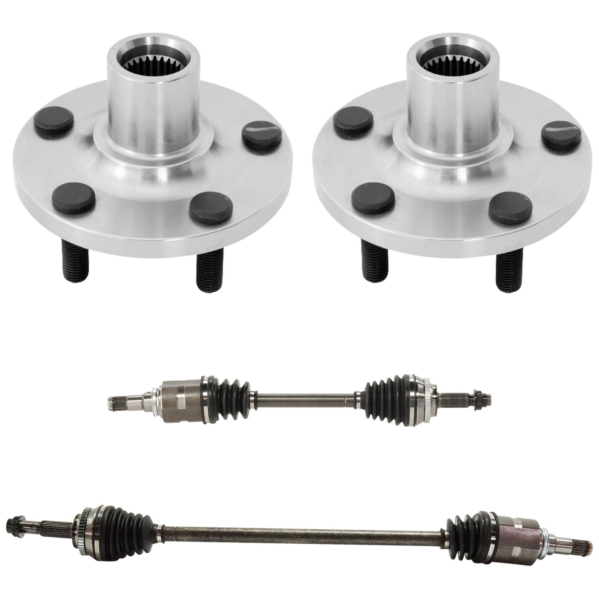 AM MATRIX 03-13 COROLLA 09-18 FRONT AXLE ASSEMBLY RH AND LH 4 piece kit with Wheel Hub SKU KIT 071124 C337 OEM 88971027-88970116-9008036136