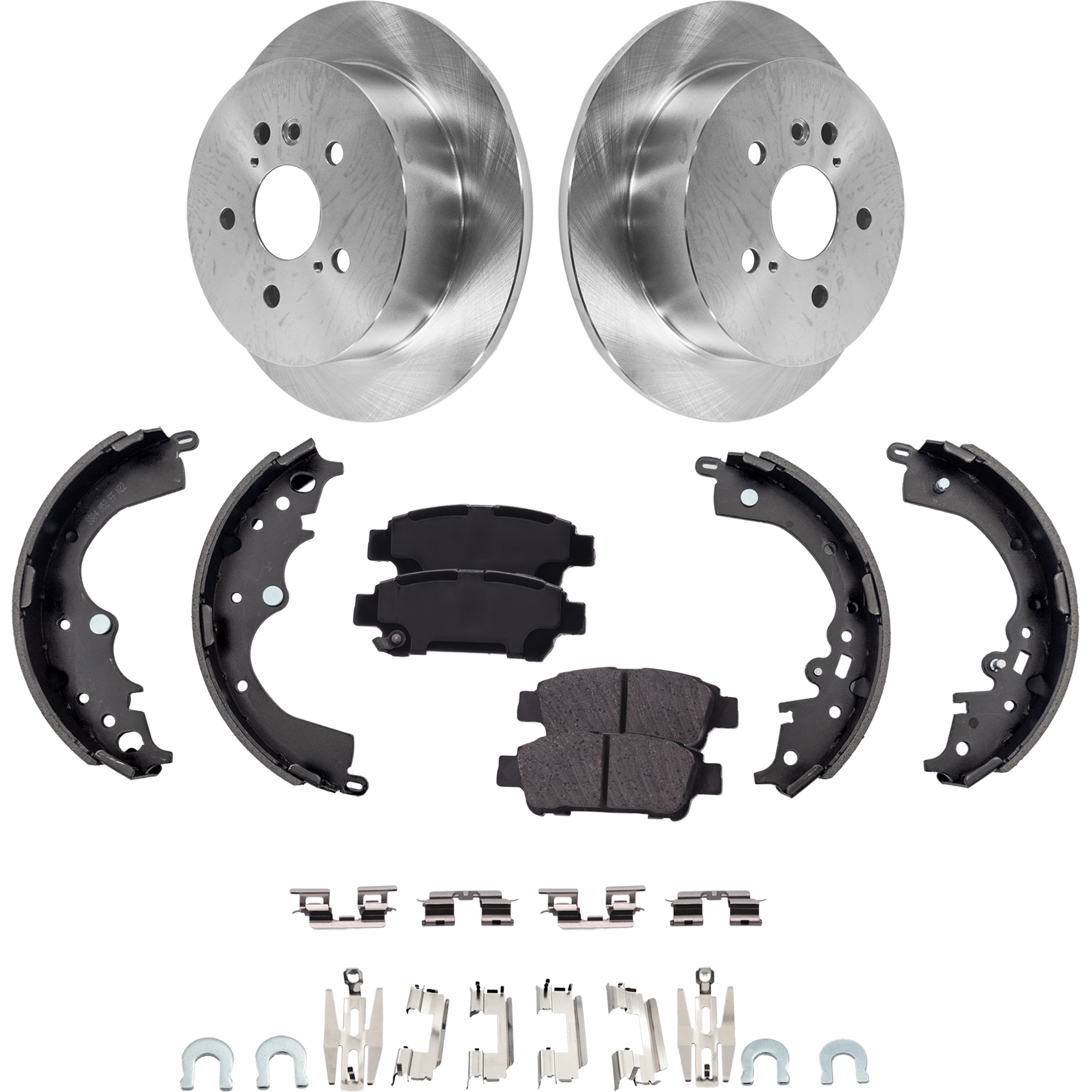 AM SIENNA 04-10 REAR BRAKE SHOE SET 2 Wheel Set SKU KIT 071124 C348 OEM 0449508030-4243108030-42431281