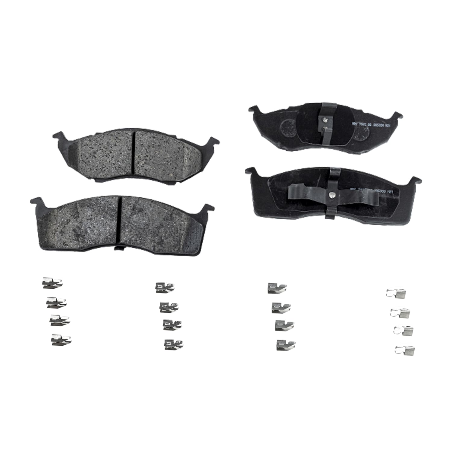 AM CARAVAN 97-00 FRONT BRAKE DISC AND PAD KIT 2 Wheel Set SKU KIT 071124 C741 OEM 4683260-4683432-4721820-472182
