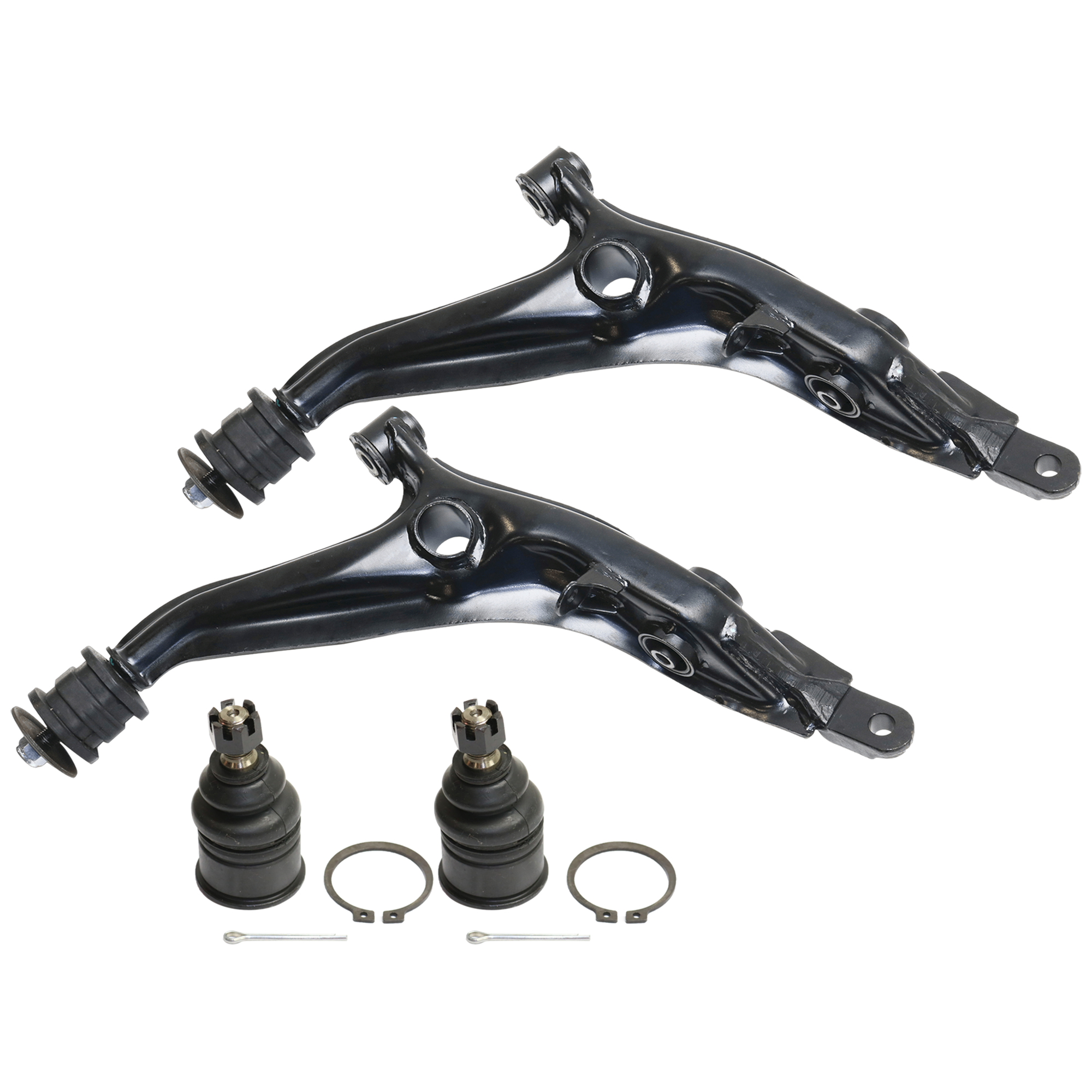 AM CR V 97-01 FRONT CONTROL ARM KIT RH AND LH Lower 4 Piece Kit with Ball Joint and Control Arm SKU KIT 071125-01 OEM 104216-254007-1014786-2601427