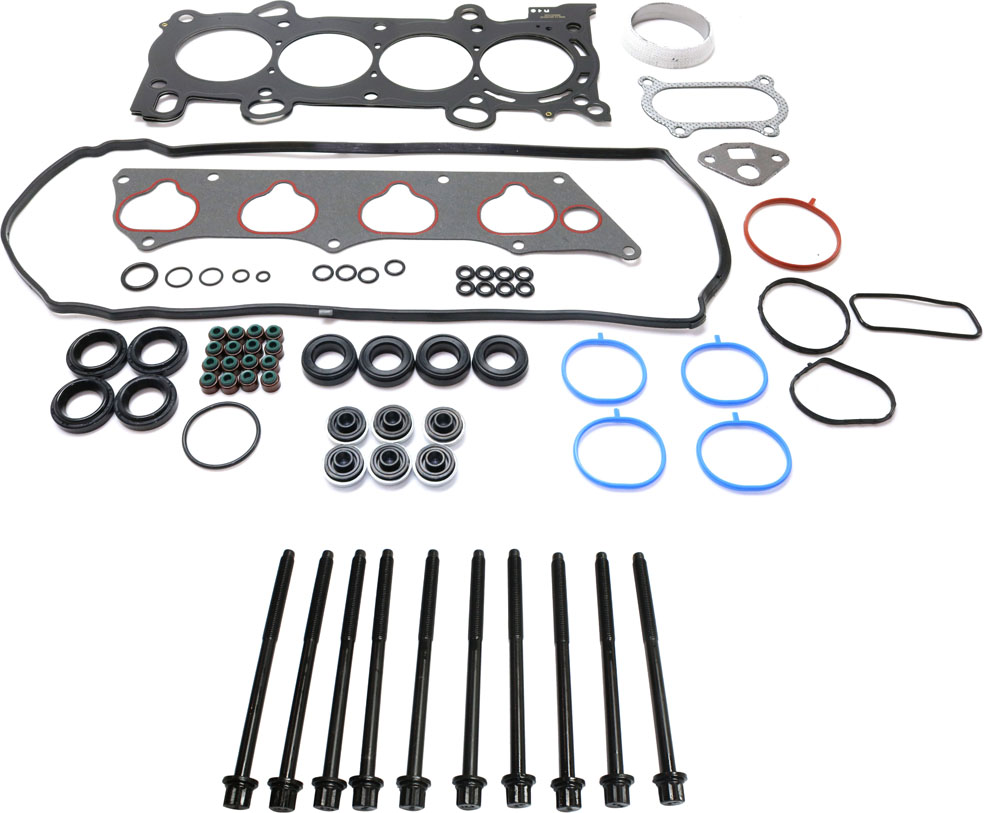 AM ACCORD 08-12 CIVIC 12-15 HEAD GASKET SET 11 pc Kit with Cylinder Head Bolt and Cylinder Head Gasket SKU KIT 071218-01