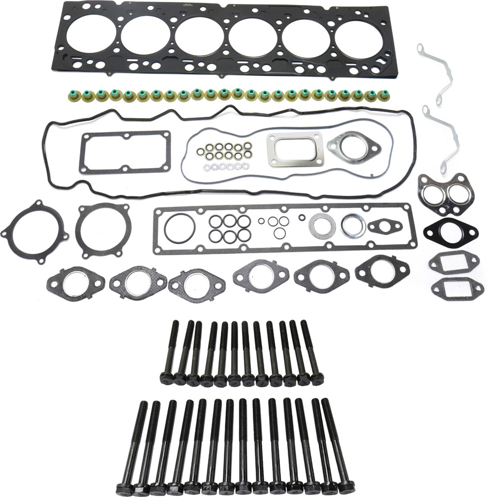 AM RAM FULL SIZE P U 09-18 HEAD GASKET SET 27 pc Kit Turbocharged OHV DIESEL 24 Valves w Cylinder Head Bolt Cylinder Head Gasket SKU KIT 071218-05
