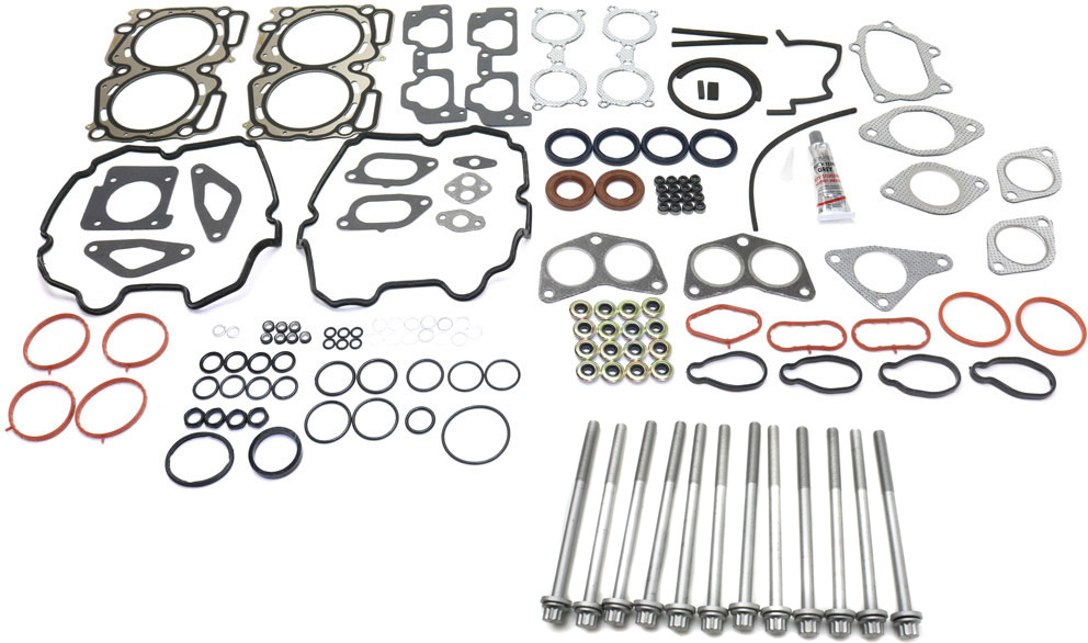 AM IMPREZA 04-06 CYLINDER HEAD GASKET 2 pc Kit with Cylinder Head Bolt 4 Cyl 2.5L DOHC Eng. SKU KIT 071218-17