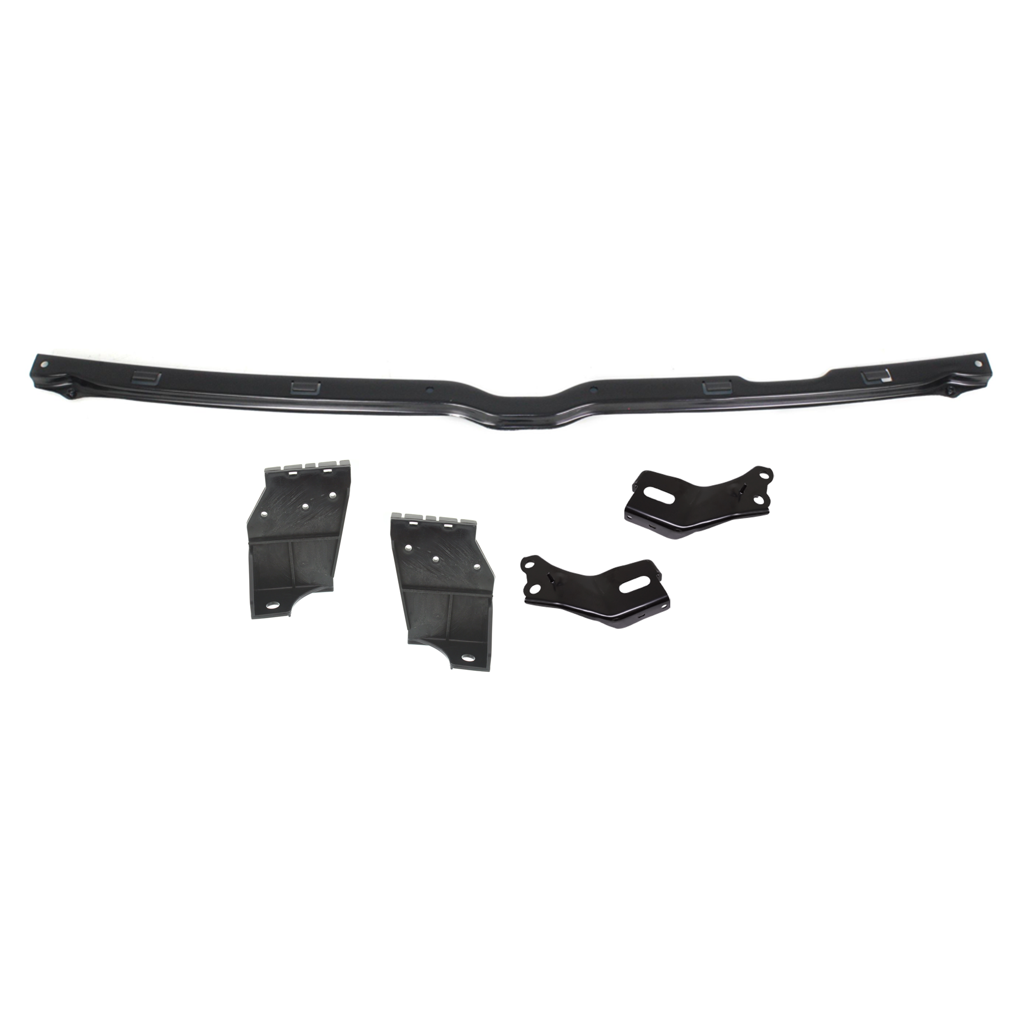 AM TACOMA 98-00 FRONT BUMPER REINFORCEMENT 5 pc kit Steel with Bumper Bracket and Bumper Reinforcement Bracket SKU KIT 071224-07 Partslink TO1006170 TO1042105 TO1043105 TO1066122 TO1067122 OEM 5252104010-5211635060-52115350