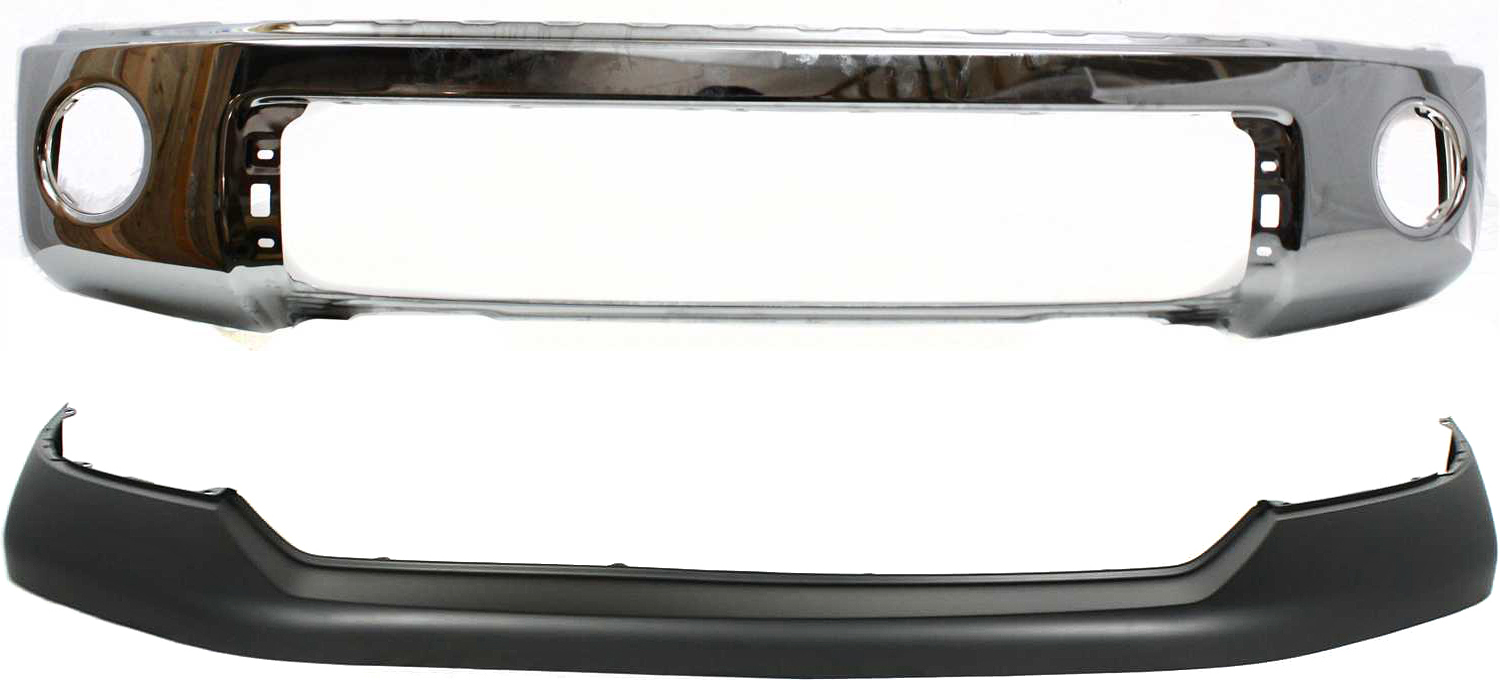 AM TUNDRA 07-13 FRONT BUMPER COVER Primed 2 pc Kit with Bumper SKU KIT 071317-03 Partslink TO1014100 TO1002182 OEM 521290C901-521110C021