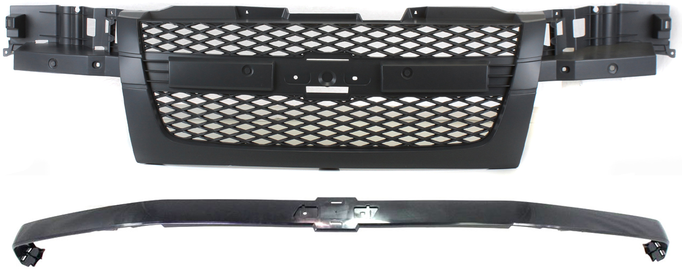 AM COLORADO 04-12 GRILLE 2 pc Kit with Grille Trim SKU KIT 071317-05 Partslink GM1200518 GM1210108 OEM 12335794-12335792