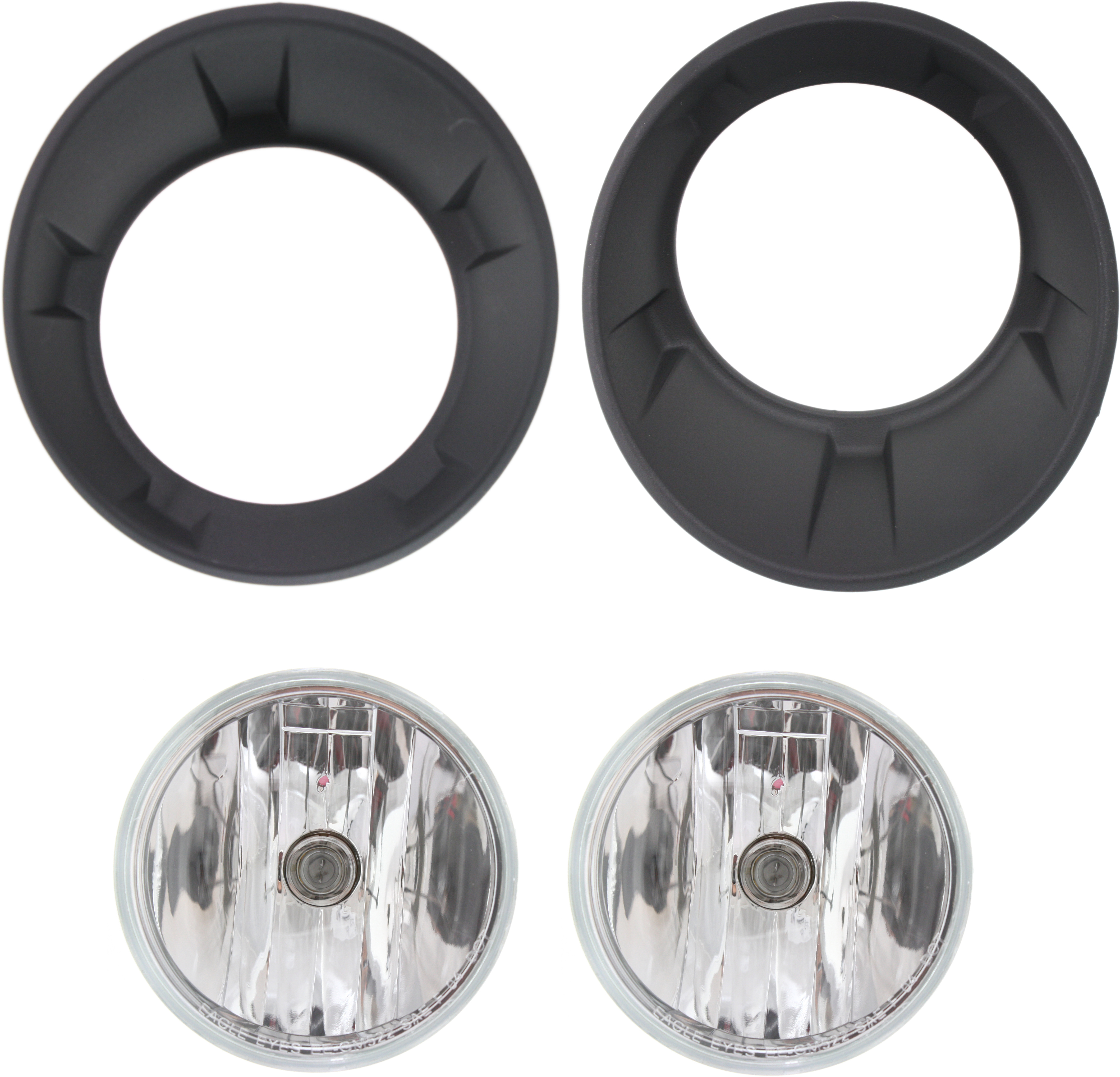 AM CAMARO 10-13 FOG LAMP RH AND LH 4 pc kit Assembly Halogen includes Fog Light Trim SKU KIT 071317-31 Partslink GM2590104 GM1038118 GM1039118 OEM 15839896-92218023-92218024