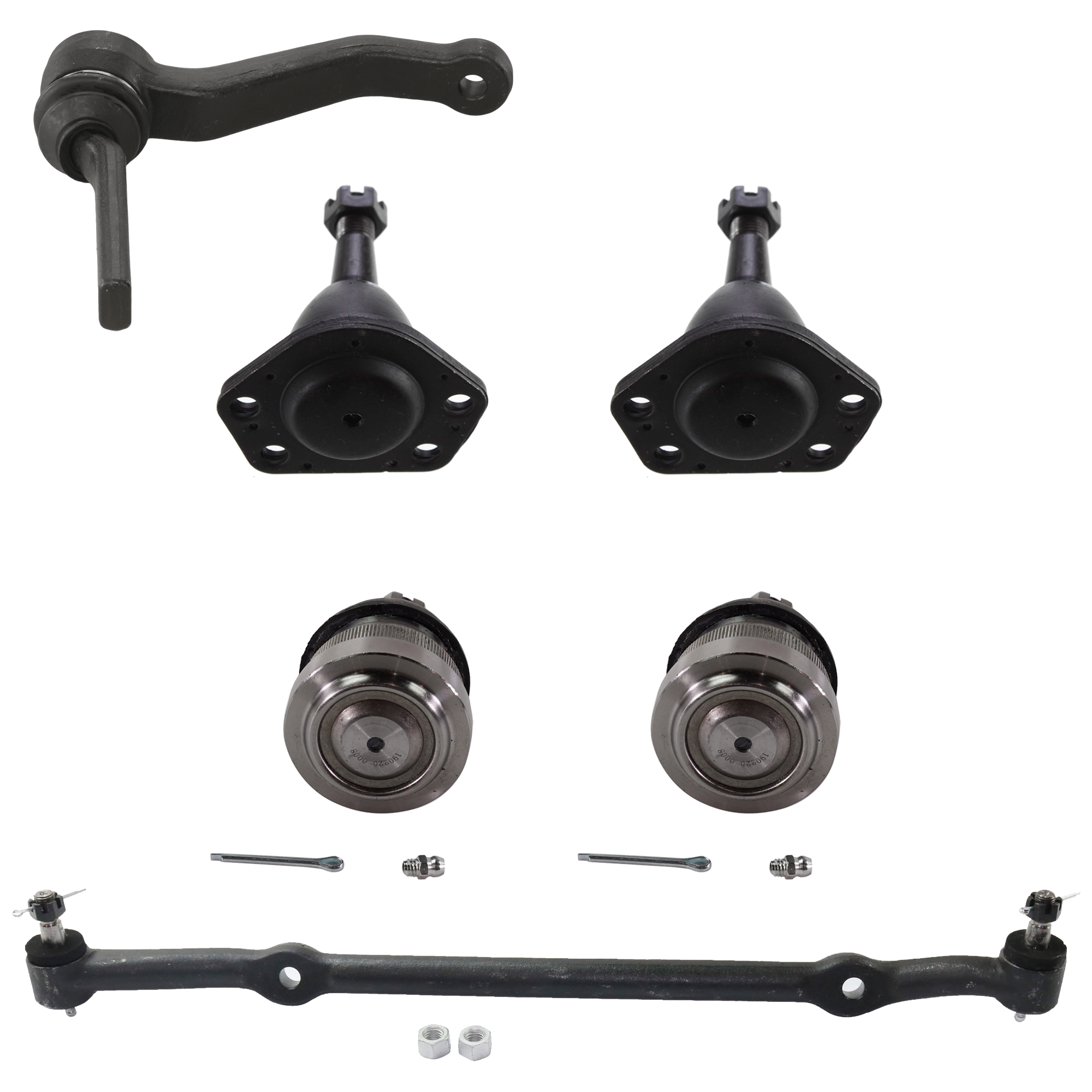 AM MONTE CARLO CUTLASS SUPREME 78-88 FRONT SUSPENSION KIT RH AND LH Upper and Lower 6 pc Kit with Ball Joint Center Link and Idler Arm SKU KIT 071324-123 OEM 10268-282008-286021-305135