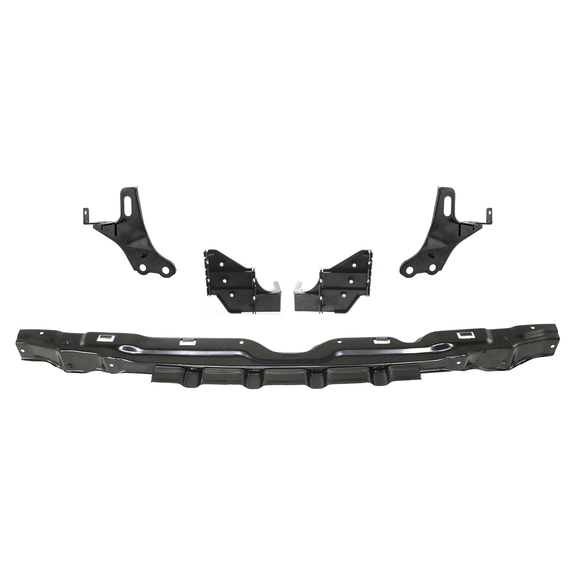 AM TACOMA 98-00 FRONT REINFORCEMENT 5 pc kit w Bumper Bracket 4WD 2WD Pre Runner SKU KIT 071324-133 Partslink TO1025104 TO1043104 TO1042104 TO1067129 TO1066129 OEM 5250604020-5211535080-52116350