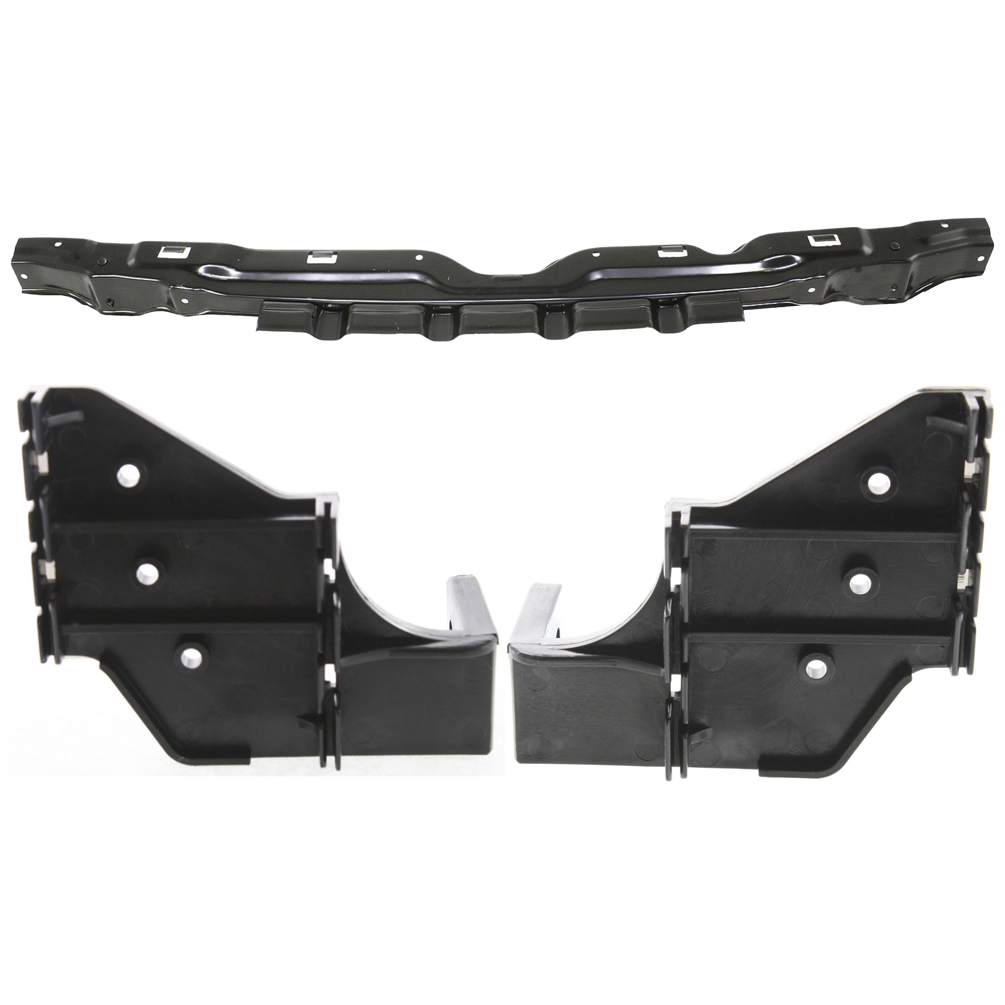 AM TACOMA 98-00 FRONT REINFORCEMENT 3 pc kit w Bumper Bracket 4WD 2WD Pre Runner SKU KIT 071324-134 Partslink TO1025104 TO1043104 TO1042104 OEM 5250604020-5211535080-52116350