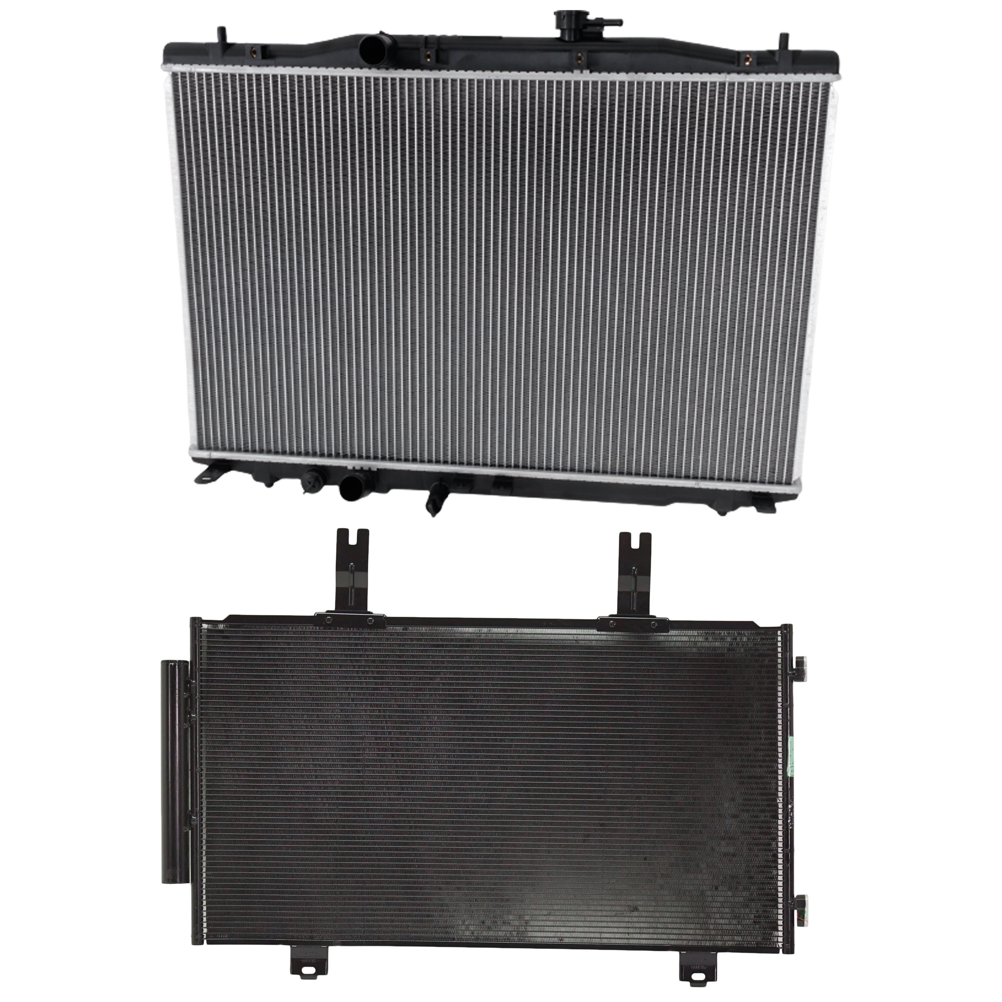 AM RDX 19-23 A C CONDENSER RADIATOR KIT 2 pc kit 2.0L Eng. 4 Cyl. SKU KIT 071324-70 Partslink AC3030134 AC3010158 OEM 80100TJBA01-190105YFA01