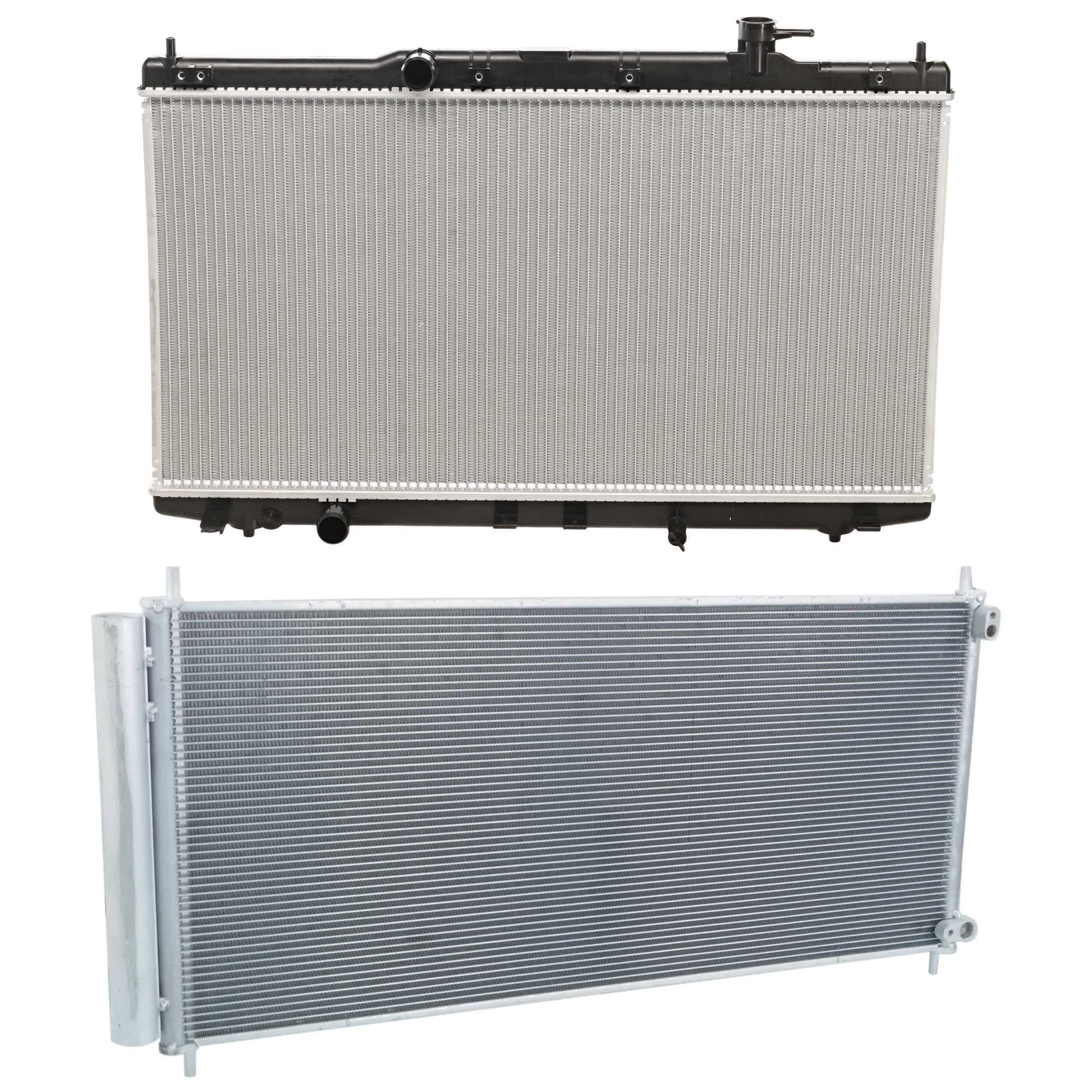 AM TLX 15-20 A C CONDENSER RADIATOR KIT 2 pc kit 2.4 and 3.5L Eng. 4 Cyl. SKU KIT 071324-85 Partslink AC3030130 HO3010234 OEM 80110TZ3A01-190105A2A01