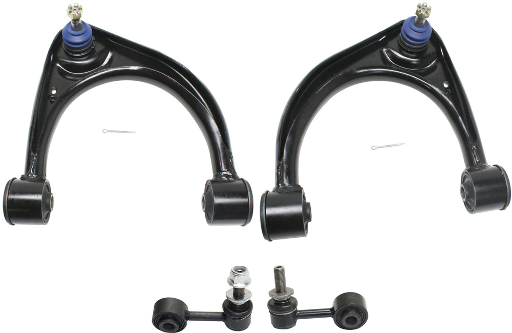 AM TUNDRA 07-21 SEQUOIA 08-22 FRONT CONTROL ARM KIT RH AND LH Upper w ball joint s 4 pc Kit with Sway Bar Link SKU KIT 071617-01 OEM 486300C011-486100C011-1015887