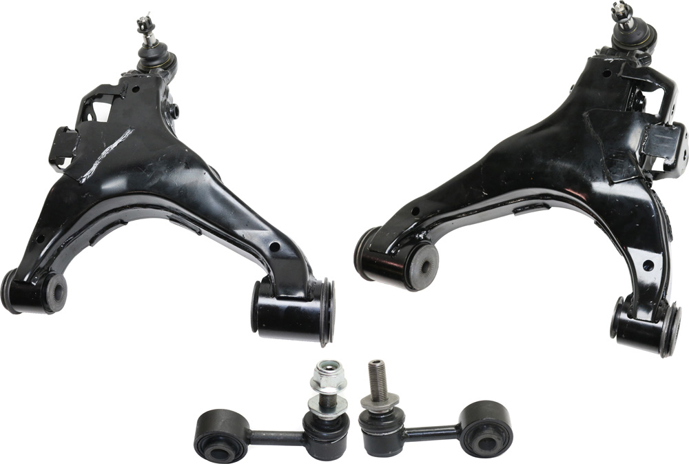 AM TUNDRA 07-19 SEQUOIA 08-19 FRONT CONTROL ARM KIT RH AND LH Lower w ball joint s 4 pc Kit with Sway Bar Link SKU KIT 071617-02 OEM 4806909090-480680C020-48068091