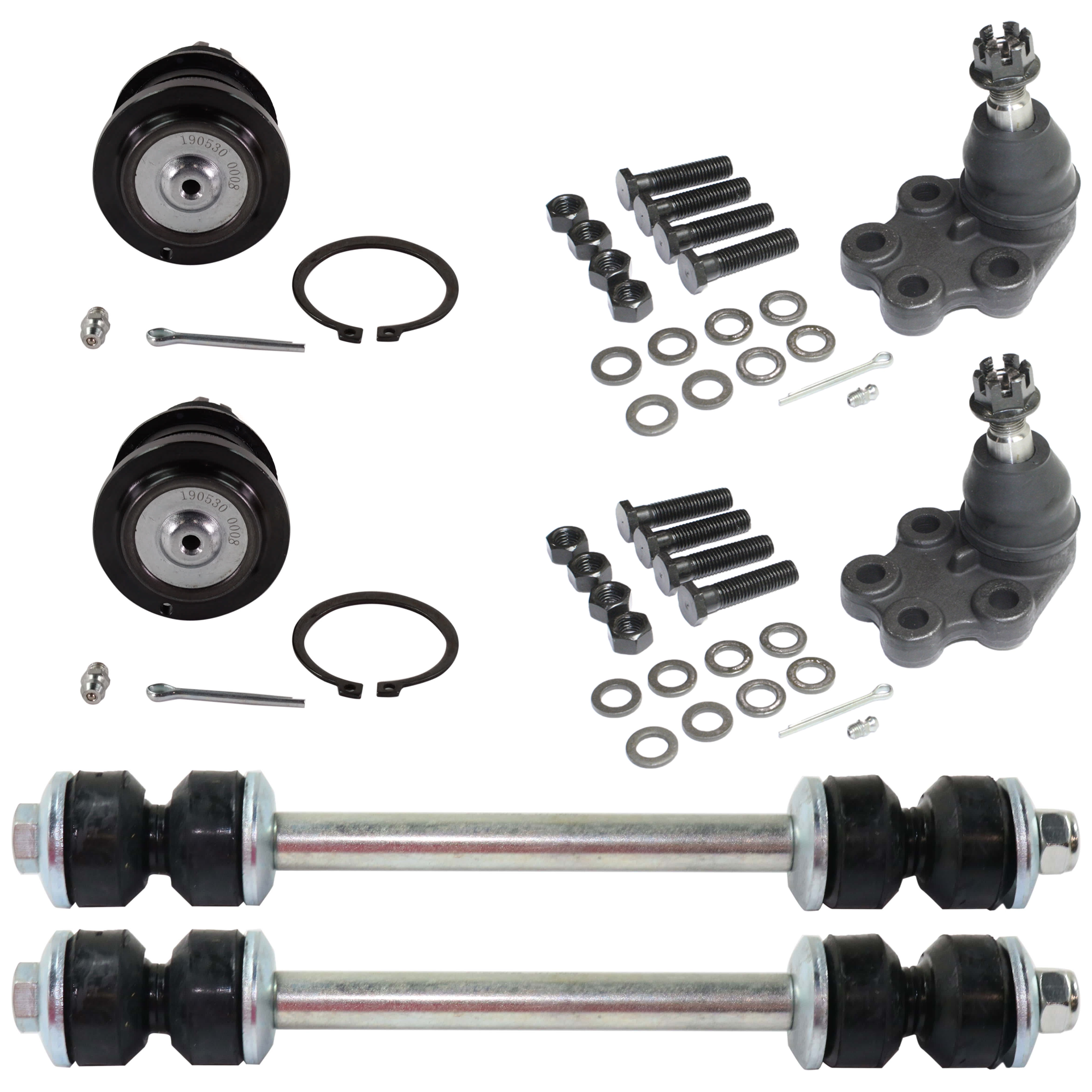 AM SILVERADO SIERRA 1500-99-06 FRONT SUSPENSION KIT RH AND LH 6 pc Kit with Wheel Hub and Ball Joint SKU KIT 07162024-49 OEM 104266-2601527-5051271-1501551