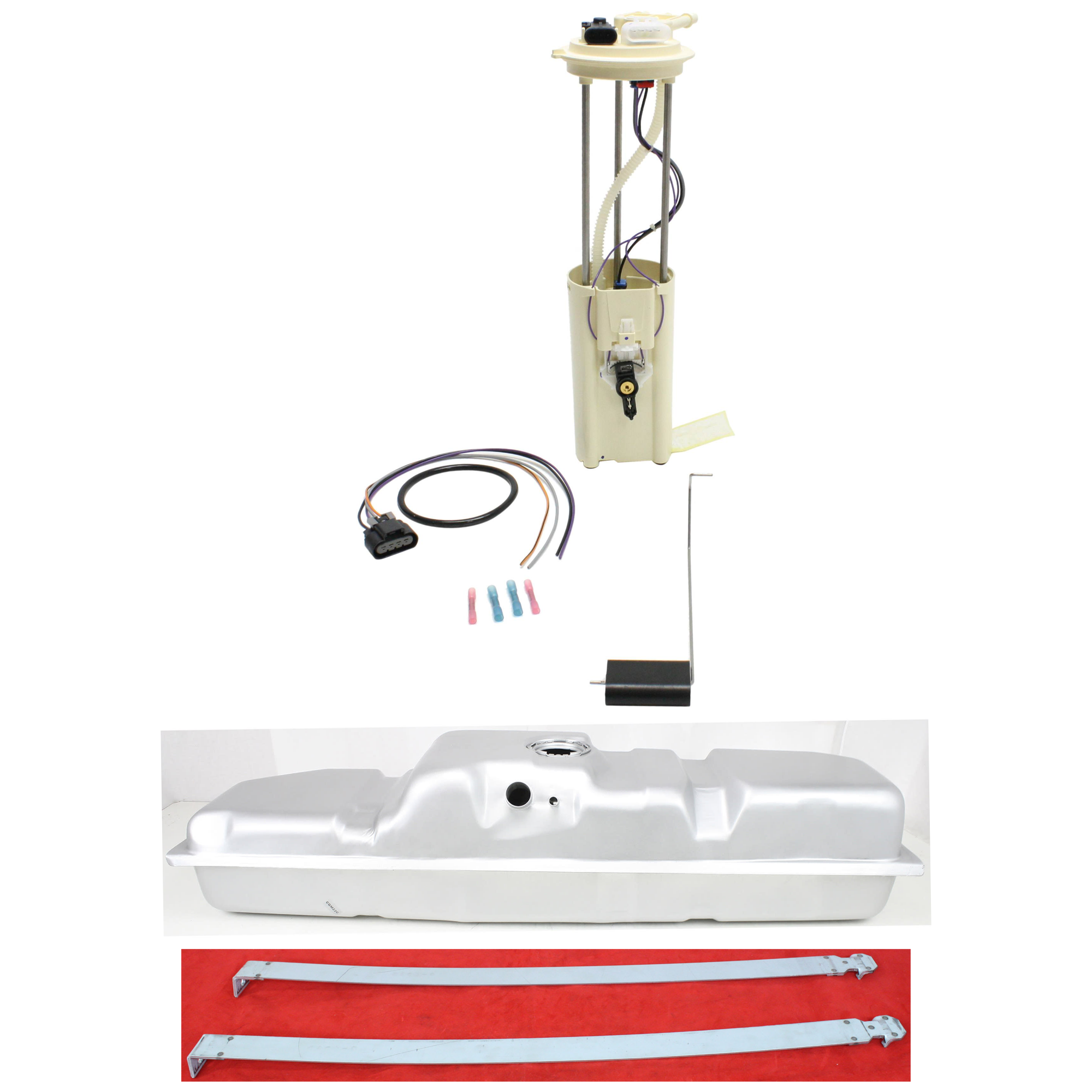 AM C K FULL SIZE PICKUP 98-00 FUEL TANK 4 pc Kit Long Bed 34 Gal. with Fuel Pump and Fuel Tank Strap SKU KIT 07162024-55 OEM 15017939-19177226