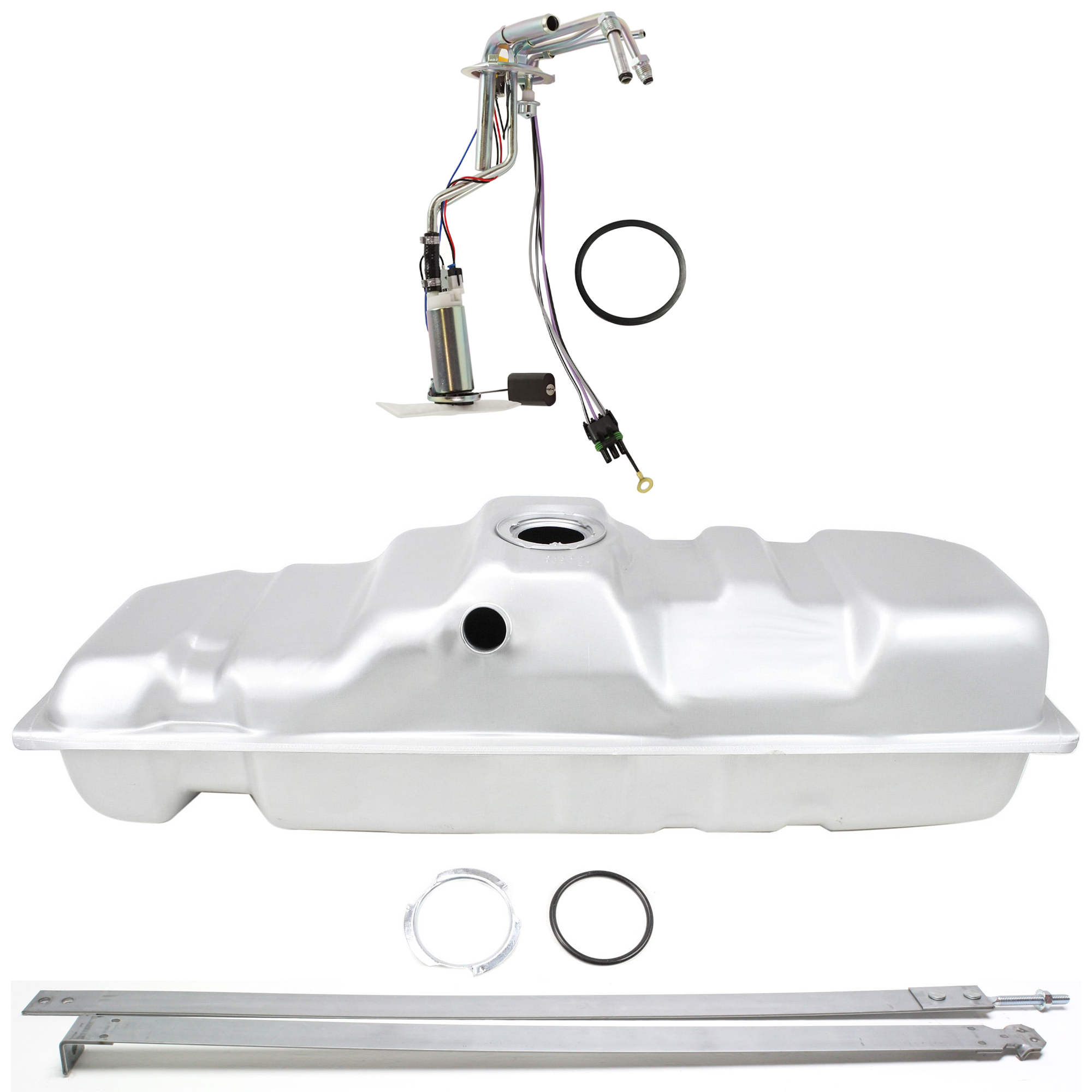 AM C K FULL SIZE PICKUP 96-97 FUEL TANK 4 pc Kit 25 Gal. with Fuel Pump and Fuel Tank Strap SKU KIT 07162024-57 OEM 15636251-19111415-25178860