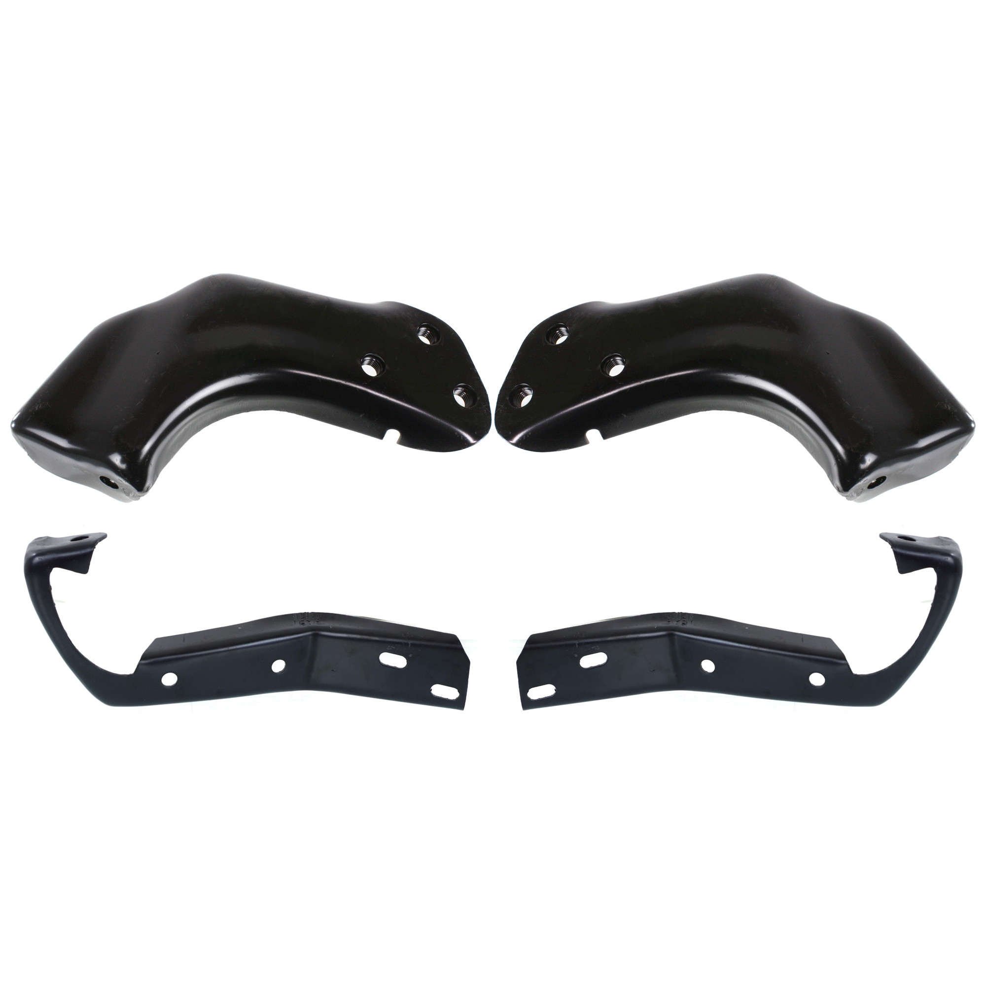 AM C K SERIES PU 88-93 FRONT BUMPER BRACKET RH AND LH 4 pc kit Brace SKU KIT 071624-15 Partslink GM1066110 GM1066117 GM1067110 GM1067117 OEM 155-484-151-554-841-000-000-000-000