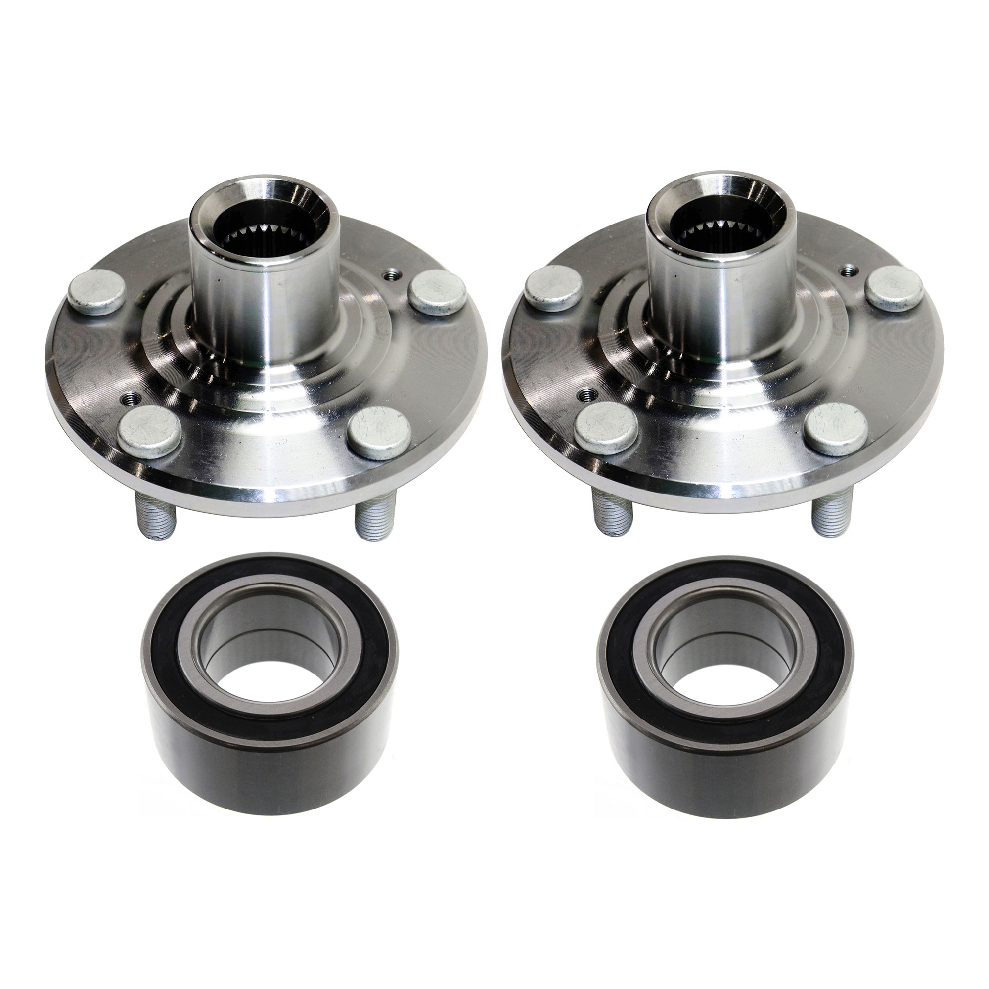 AM ACCORD 98-02 ELEMENT 03-11 FRONT OR REAR HUB ASSEMBLY RH AND LH 5 Studs 4 pc Kit w Wheel Bearings SKU KIT 071721-08