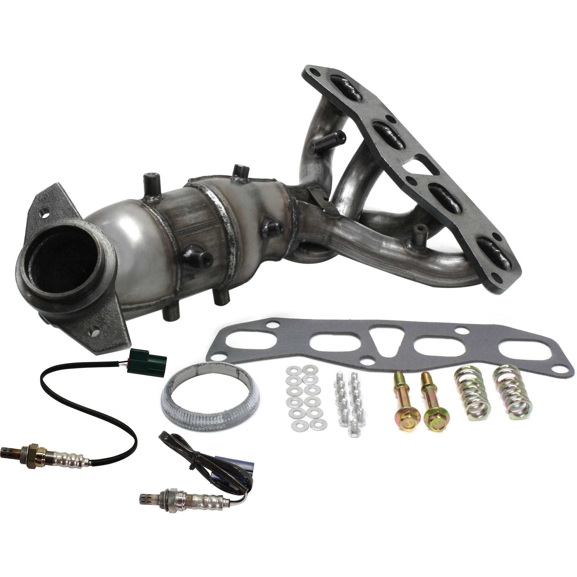 AM ALTIMA SENTRA 02-03 CATALYTIC CONVERTER 3 pc Kit with Oxygen Sensors SKU KIT 071721-124