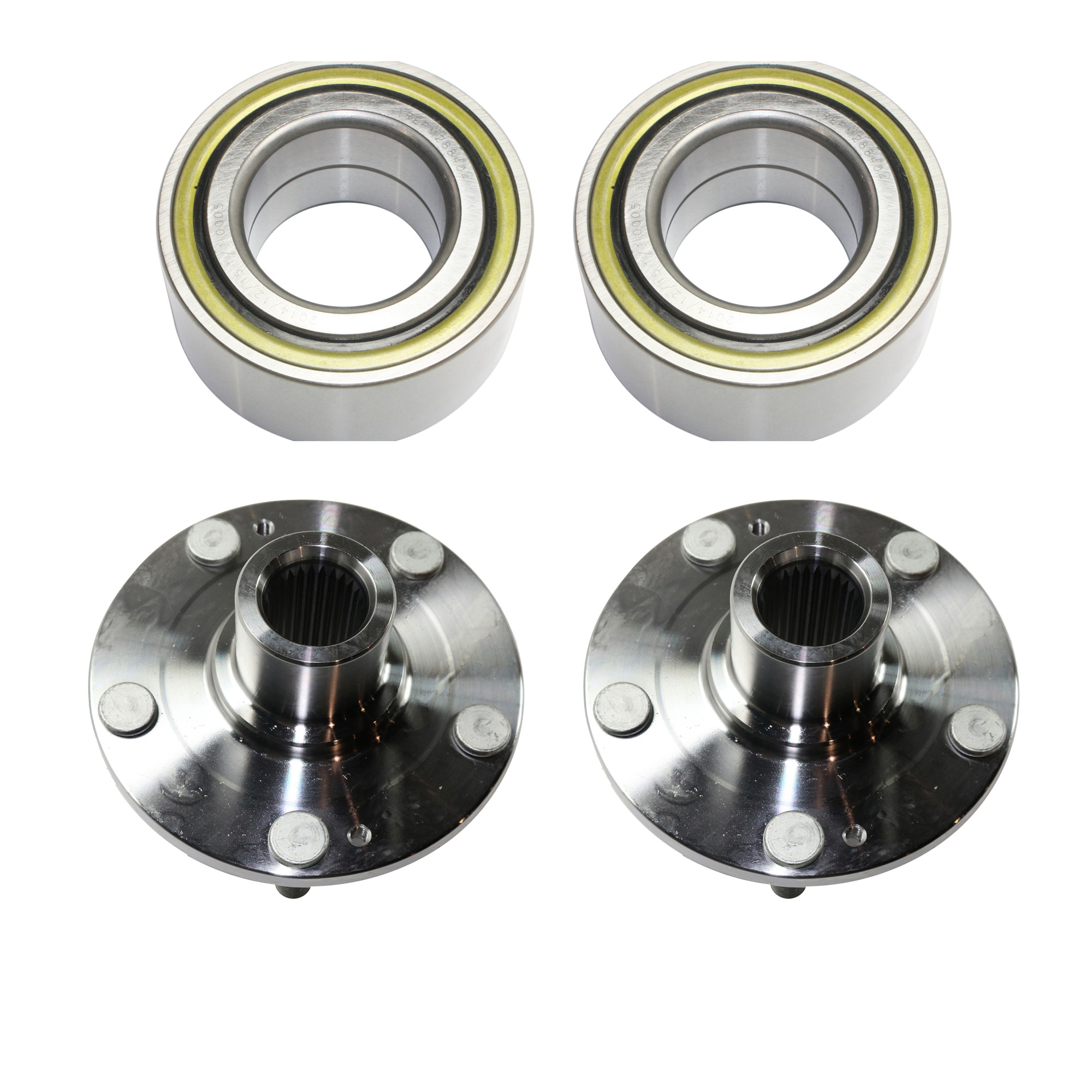 AM SPORTAGE 05-08 TUCSON 05-09 FRONT HUB ASSEMBLY RH AND LH 4 pc Kit w Wheel Bearings SKU KIT 071721-32