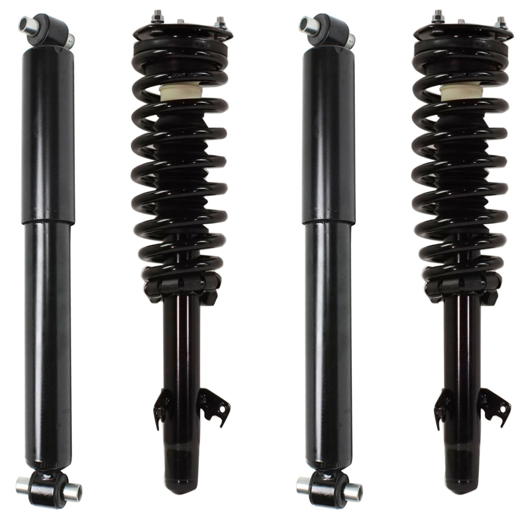 AM MAZDA 6-03-08 FRONT AND REAR SHOCK AND FULLY LOADED STRUT RH AND LH 4 pc Kit SKU KIT 071721-34 OEM AE5Z18125A 6E5Z18125BA GM9A349