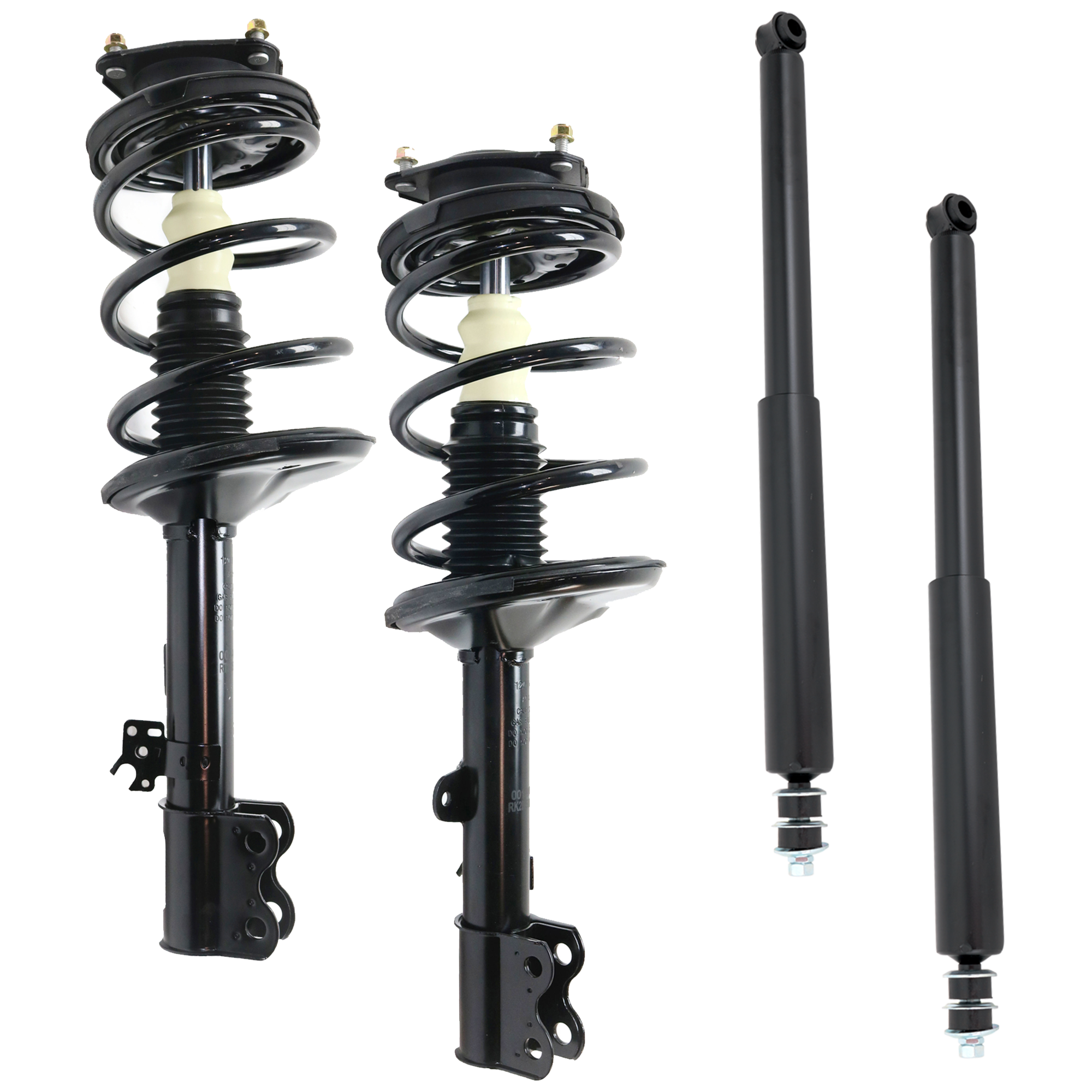 AM RAV4-01-05 FRONT AND REAR SHOCK AND FULLY LOADED STRUT RH AND LH All Wheel Drive 4 pc Kit SKU KIT 071721-68