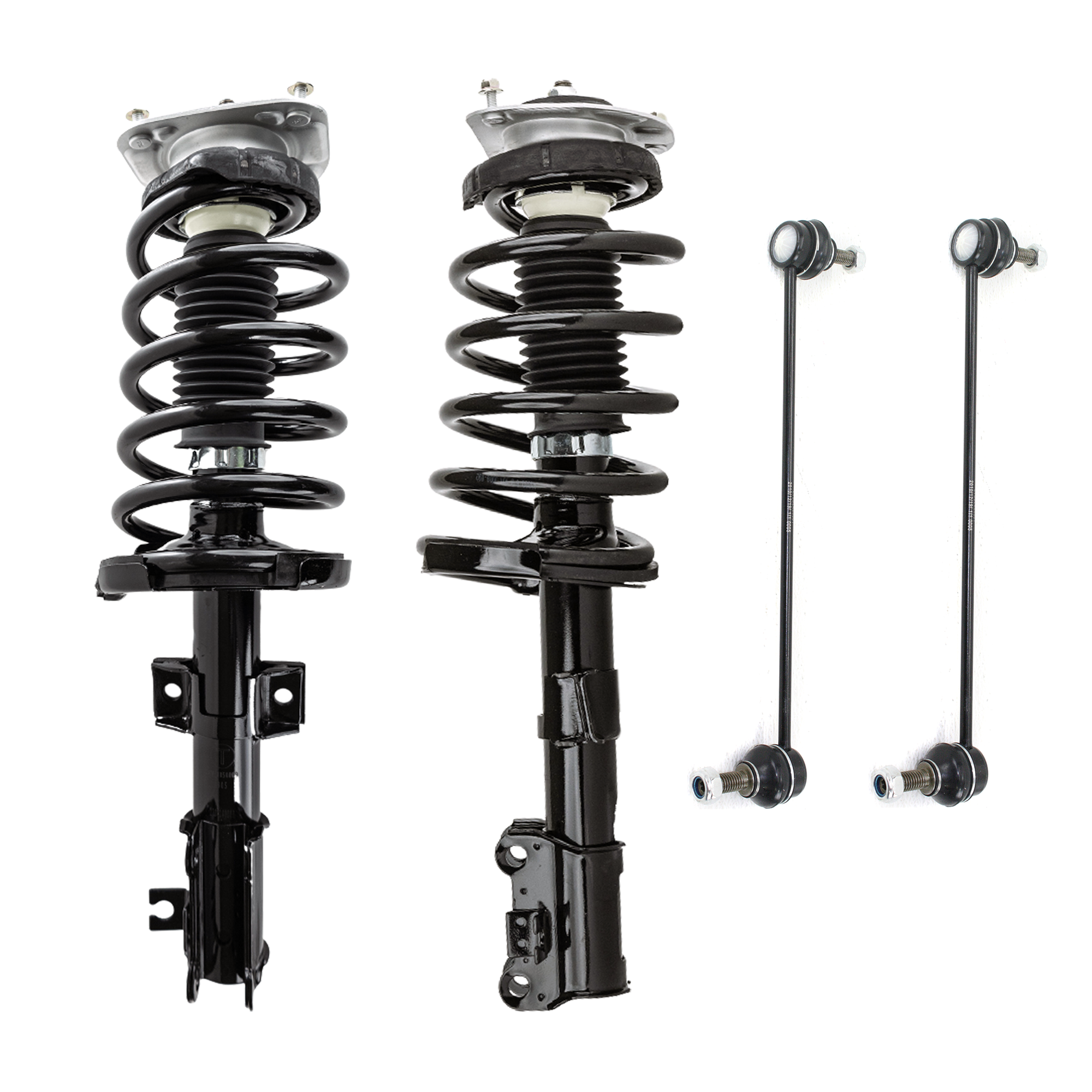 AM XC90-03-13 FRONT SUSPENSION KIT RH AND LH 4 pc kit with Loaded Struts and Sway Bar Links SKU KIT 071721-70 OEM 274303-274456-1014937-1880501