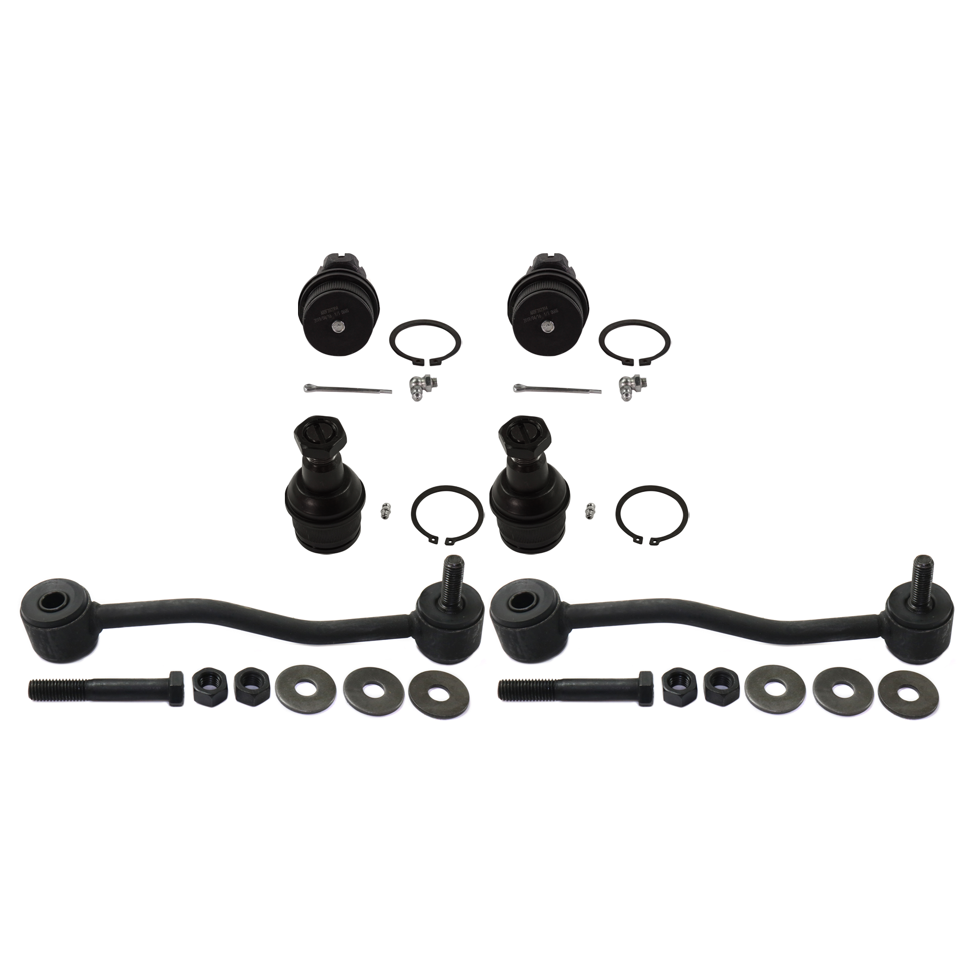 AM F SERIES SUPER DUTY PICKUP 99-99 FRONT SUSPENSION KIT 6 pc Kit with Ball Joint and Sway Bar Link SKU KIT 071724-11 OEM 10339-104273-2601248-260164