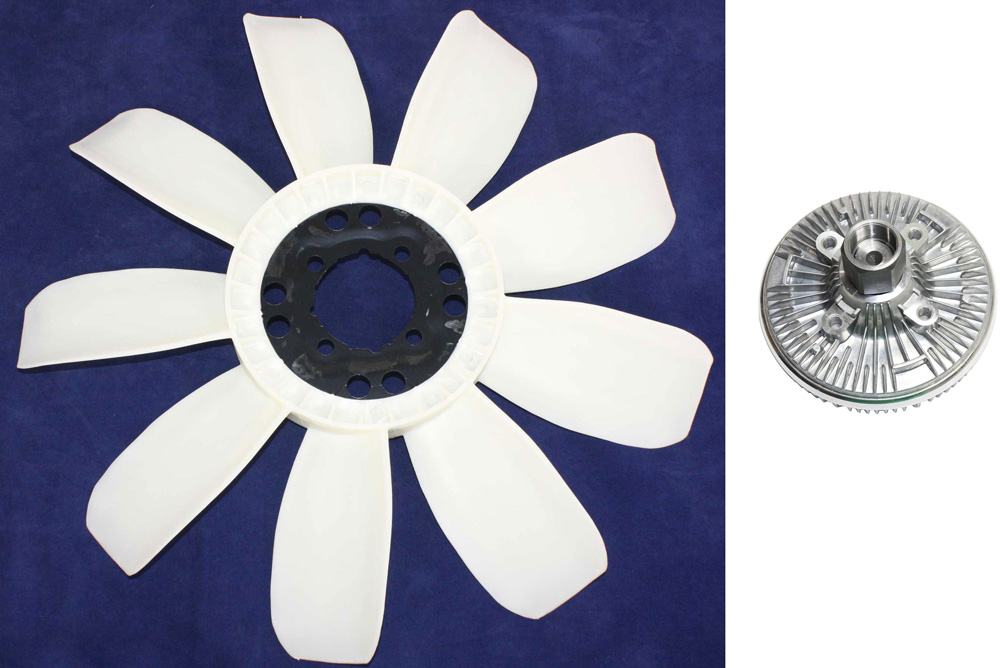 AM SUBURBAN 1500-00-04 SUBURBAN 2500-00-13 FAN CLUTCH 2 pc Kit with Fan Blade SKU KIT 071817-14 Partslink GM3112115 OEM 2786-22158-36973-067206-140062