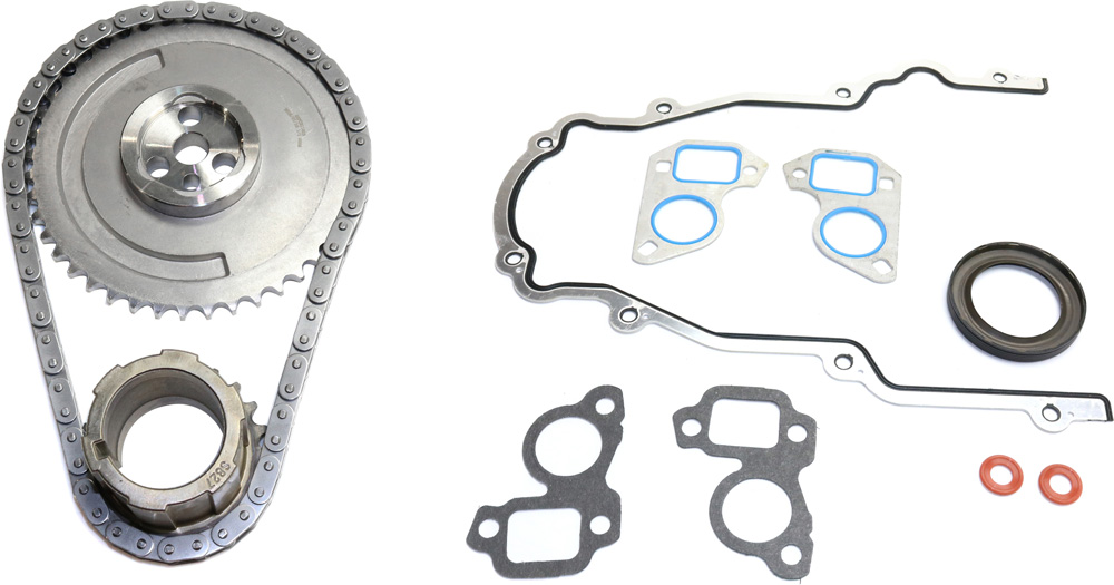 AM CORVETTE 97-04 TIMING CHAIN KIT 2 pc kit with Timing Cover Gasket SKU KIT 071817-29 OEM 14669-151019801 ATC3710 JV5022