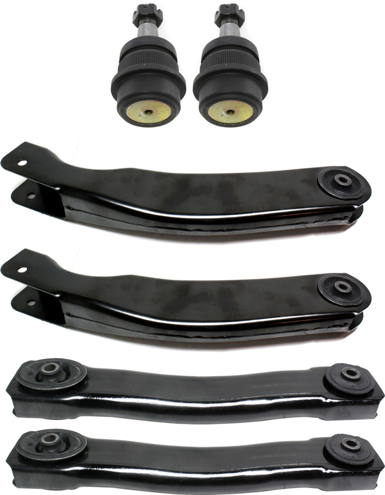AM GRAND CHEROKEE 99-03 FRONT CONTROL ARM KIT RH AND LH Upper and Lower w ball joint s 6 pc Kit with Ball Joint SKU KIT 071817-48 OEM 52088208AE 52088208AB 52088217