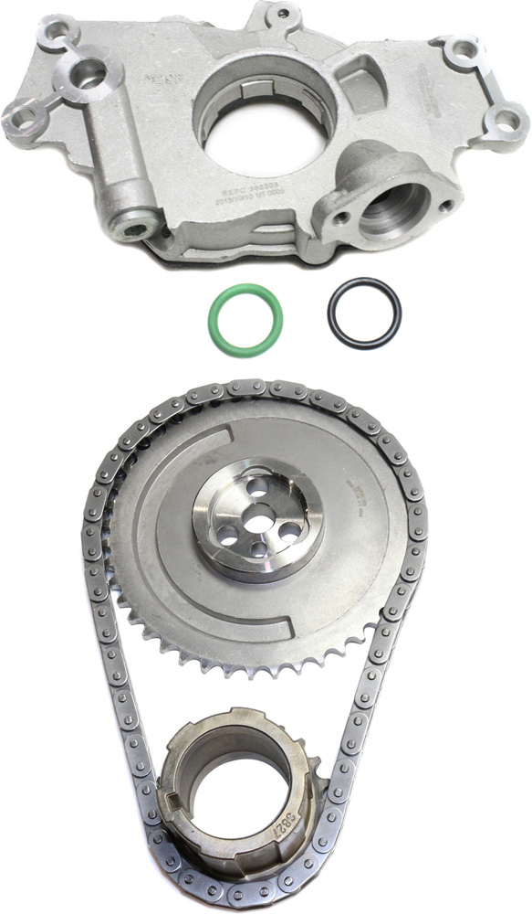 AM CORVETTE 97-04 SILVERADO SIERRA FULLSIZE P U 99-07 TIMING CHAIN KIT 2 pc Kit with Oil Pump SKU KIT 071817-59