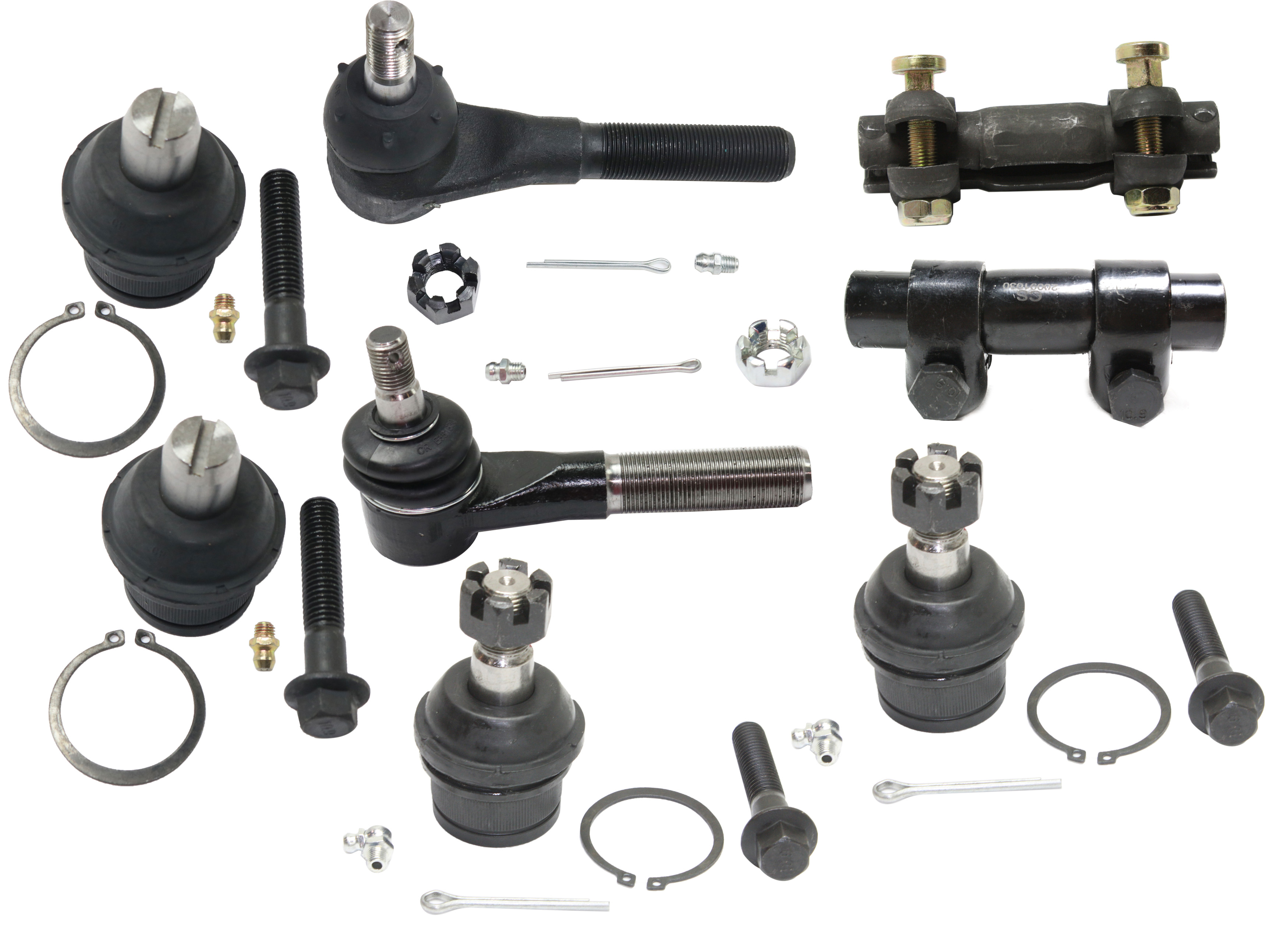 AM RANGER 92-97 SUSPENSION KIT RH AND LH 8 pc Kit with Ball Joints Tie Rod Adjusting Sleeves and Tie Rod Ends SKU KIT 071818-19 OEM E3TZ3049A 310302-388903-269113