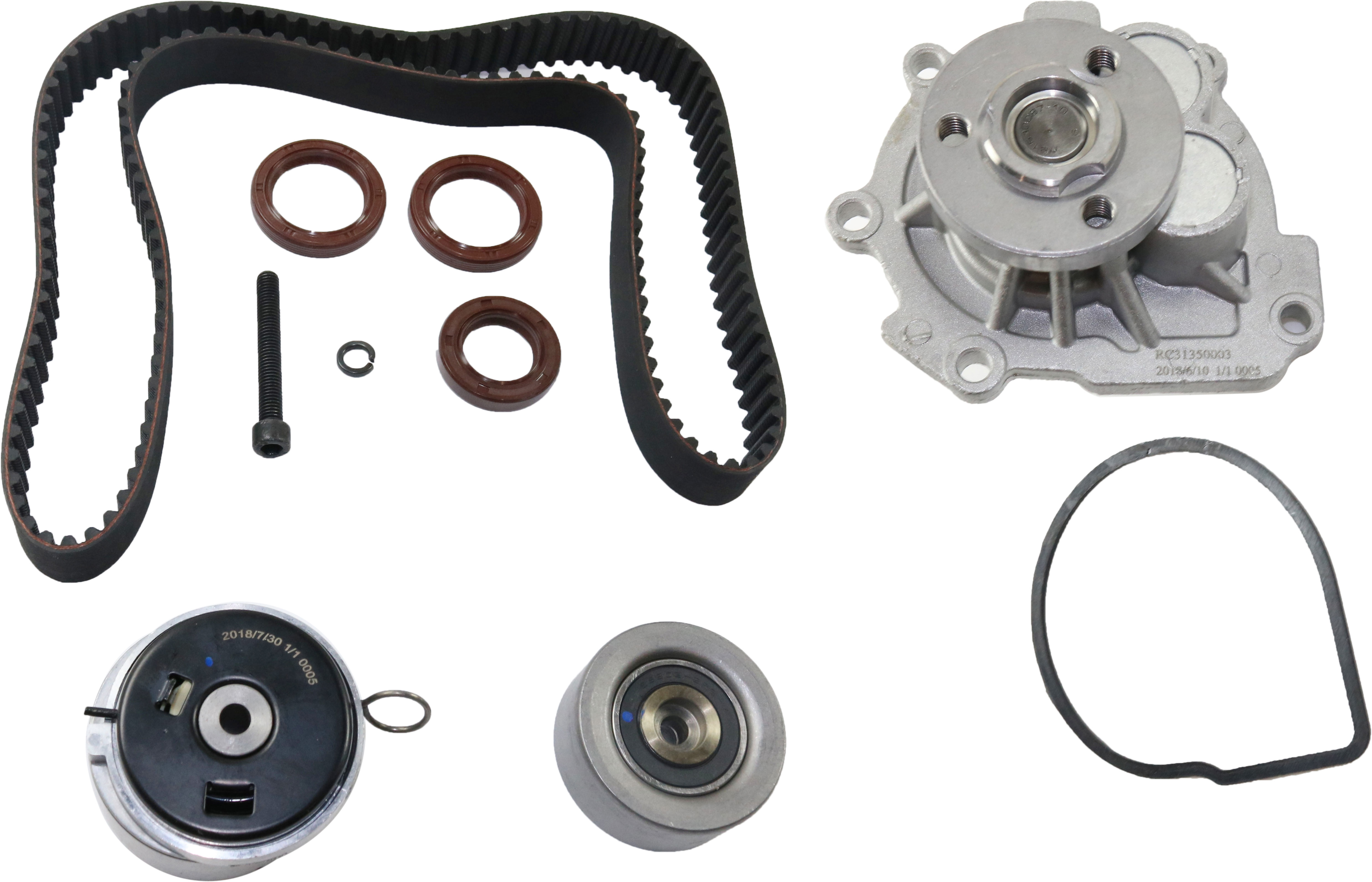 AM ASTRA 08-09 AVEO 09-11 SONIC 12-18 TIMING BELT KIT 2 pc Kit with Water Pump SKU KIT 071818-27 OEM 25195119-24405895