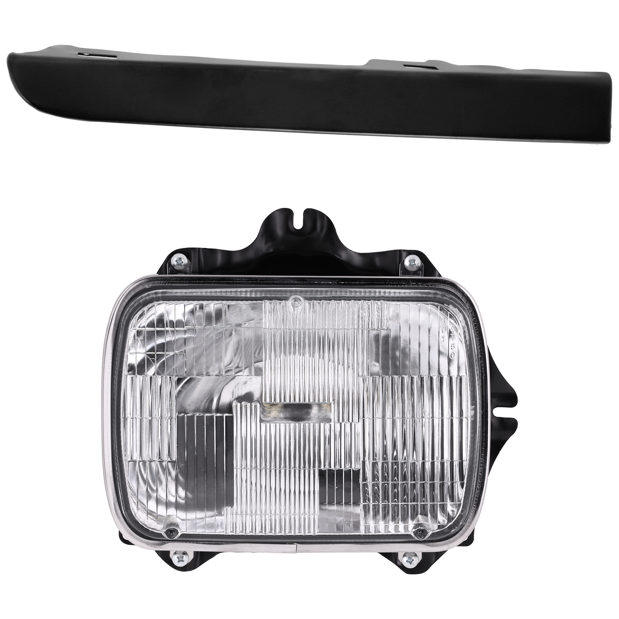 AM TACOMA 95-97 HEAD LAMP 2 pc kit Assembly Halogen w Sealed Beam with Headlight Filler SKU KIT 07182024-45 Partslink TO2501117 TO1089106 OEM 8111089155-8111080367-52512350