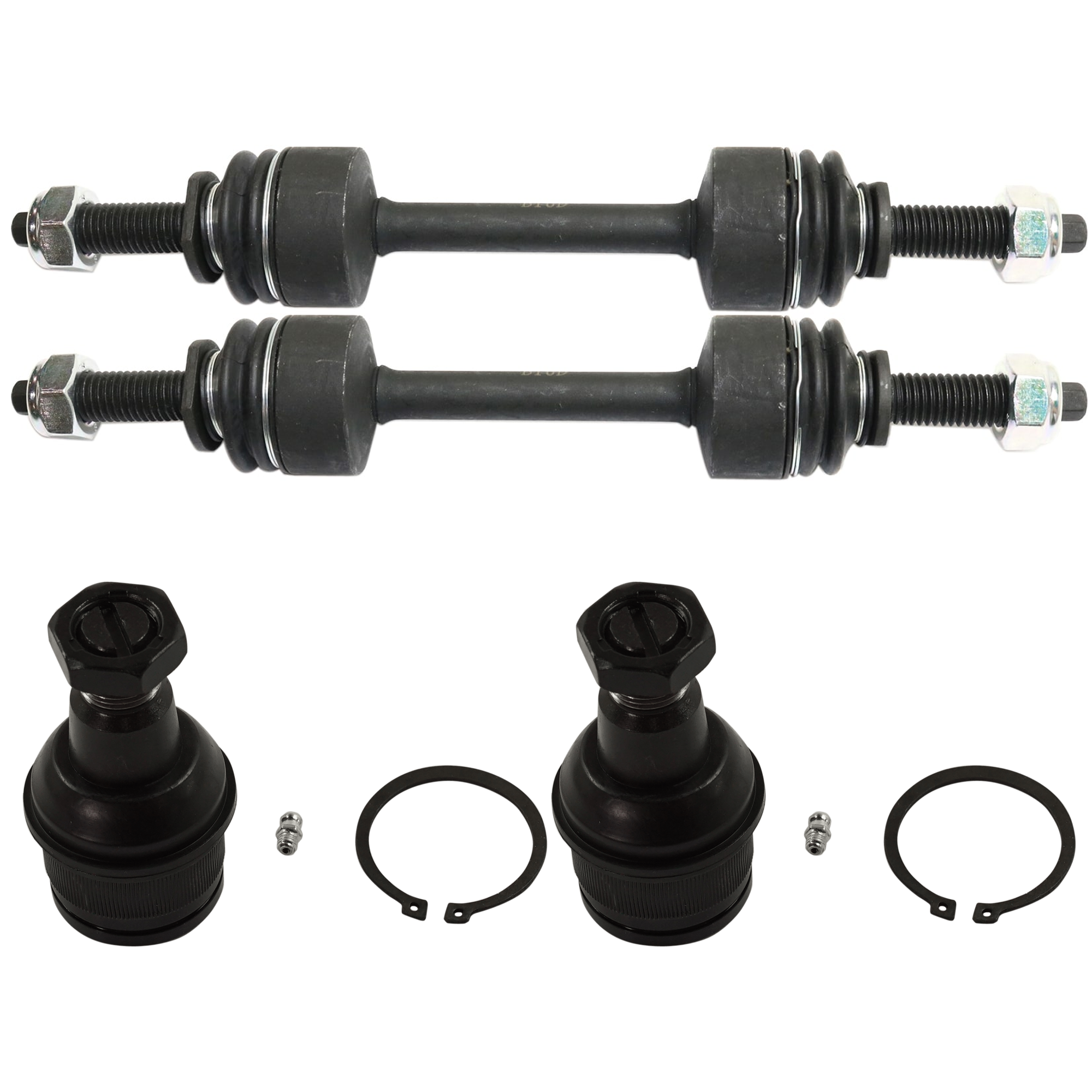 AM F SERIES SUPER DUTY P U 99-22FRONT SUSPENSION KIT RH AND LH 4 pc Kit with Ball Joint and Sway Bar Link SKU KIT 071824-05 OEM 104149-287003-287006-2601248-2