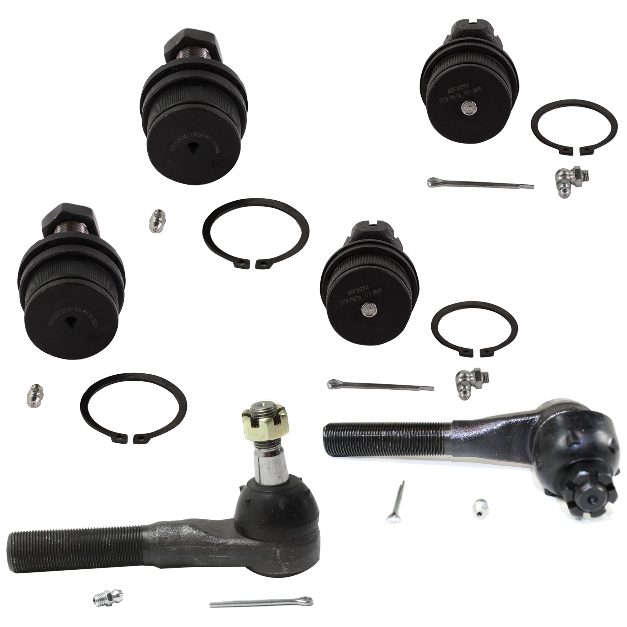 AM F SERIES PICKUP 80-97 FRONT SUSPENSION KIT RH AND LH 6 pc Kit with Ball Joint and Tie Rod End SKU KIT 071824-15 OEM 10253-288001-288004-305113