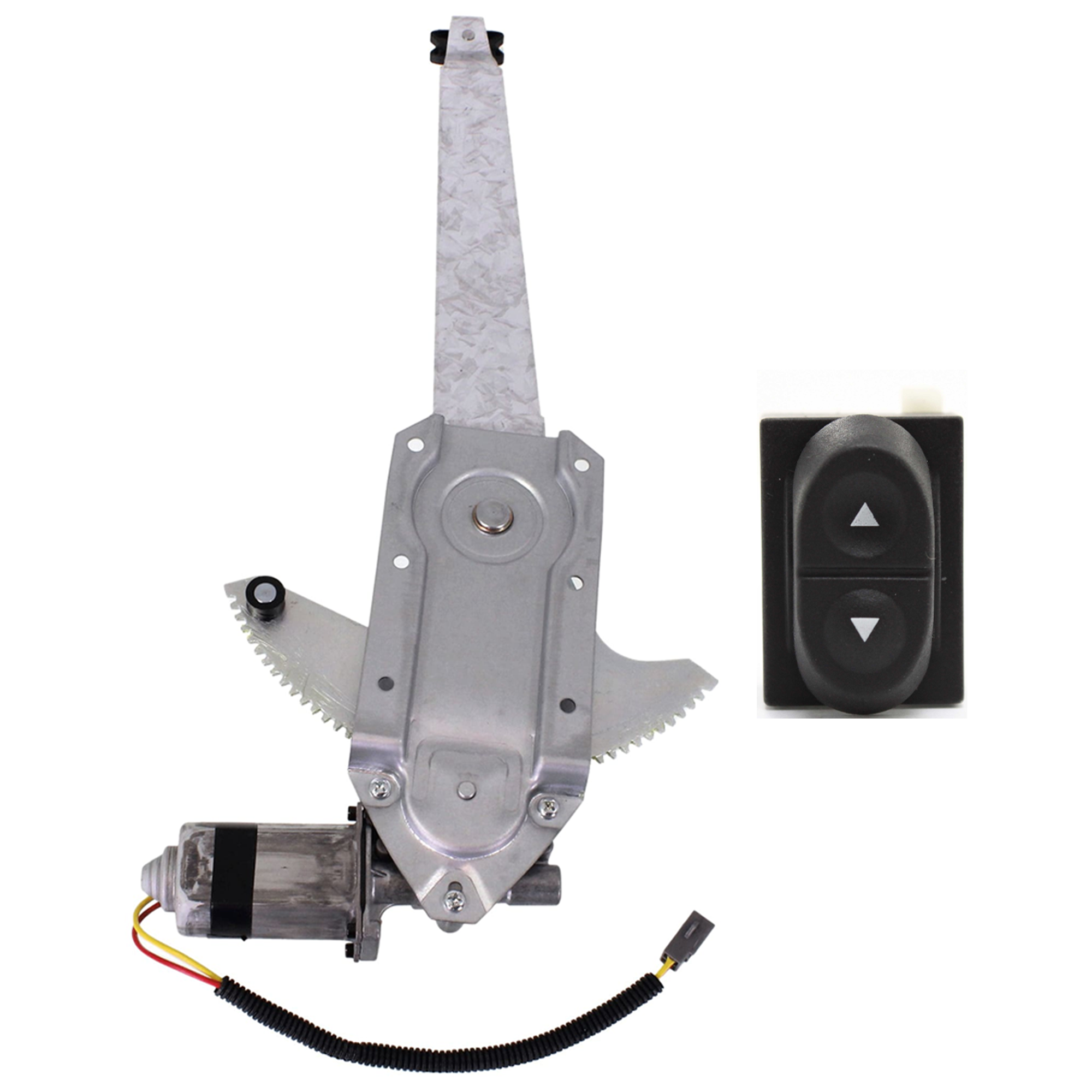AM F SERIES 80-97 FRONT WINDOW REGULATOR LH 2 pc kit w Window Switch Power w Motor SKU KIT 071824-20 OEM F3TZ1523209A E6DZ14529C