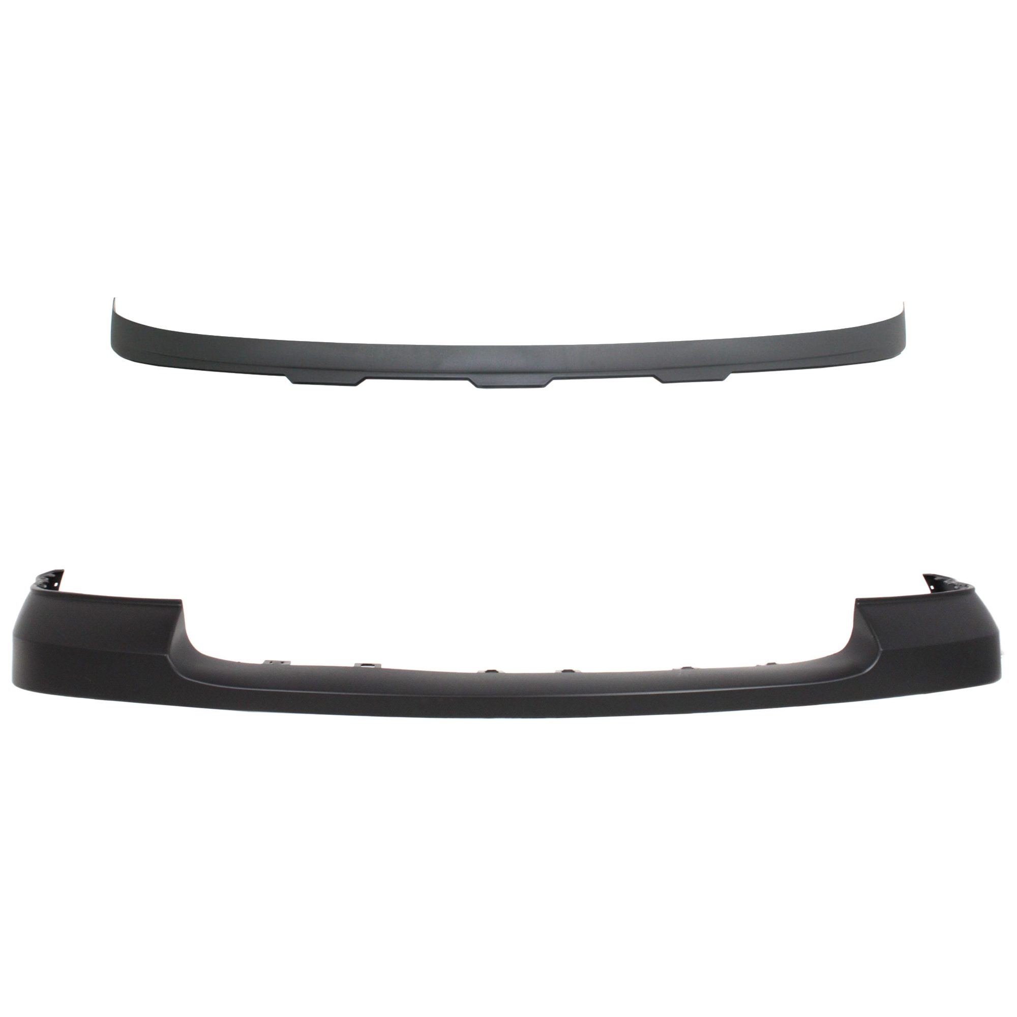 AM SIERRA 1500-07-13 FRONT BUMPER COVER 2 pc kit w Valance Primed Pad New Body Style SKU KIT 071824-32 Partslink GM1014102 GM1092211 OEM 25783584-15917769
