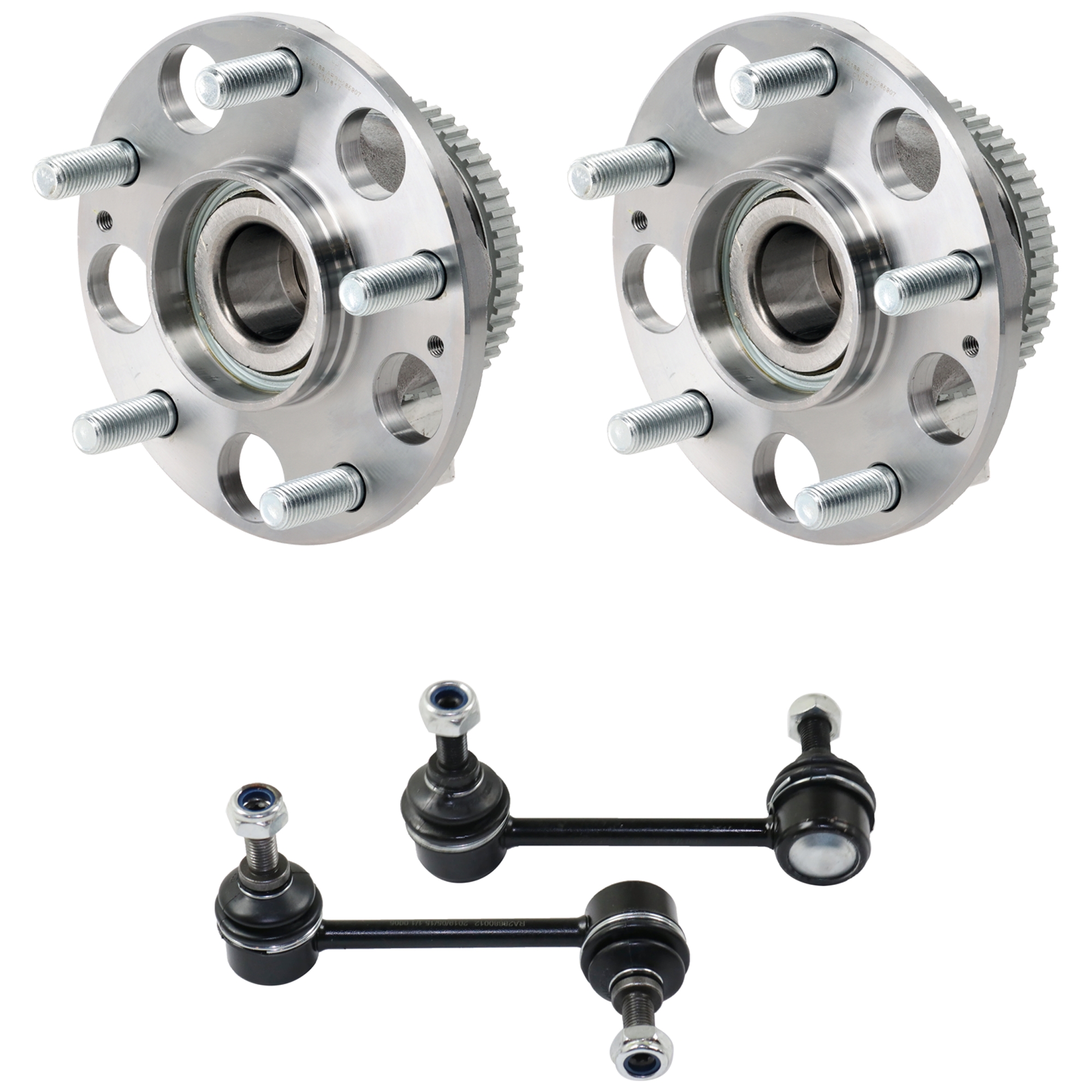 AM ACCORD 98-07 TSX 04-08 REAR SUSPENSION KIT RH AND LH 4 pc kit w Wheel Hub and Sway Bar Link SKU KIT 071824-34 OEM 52320S84A01-52320SDR003-52325S