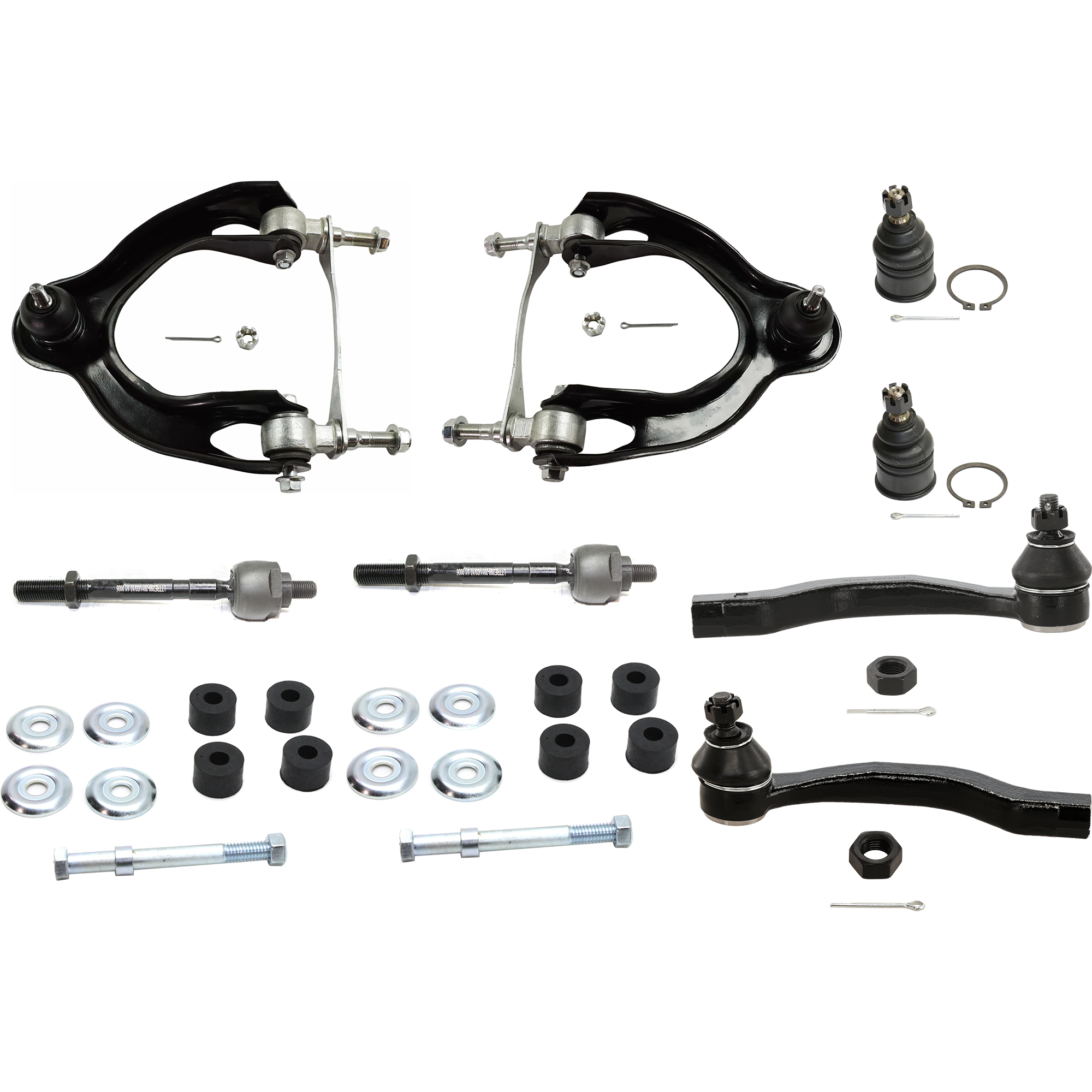 AM CIVIC DEL SOL 93-97 CIVIC 92-95 FRONT CONTROL ARM RH AND LH Upper w ball joint s 10 pc Kit with Ball Joint Sway Bar Link and Tie Rod End SKU KIT 071824 C124 OEM 51450ST7020-51460ST7020-104216