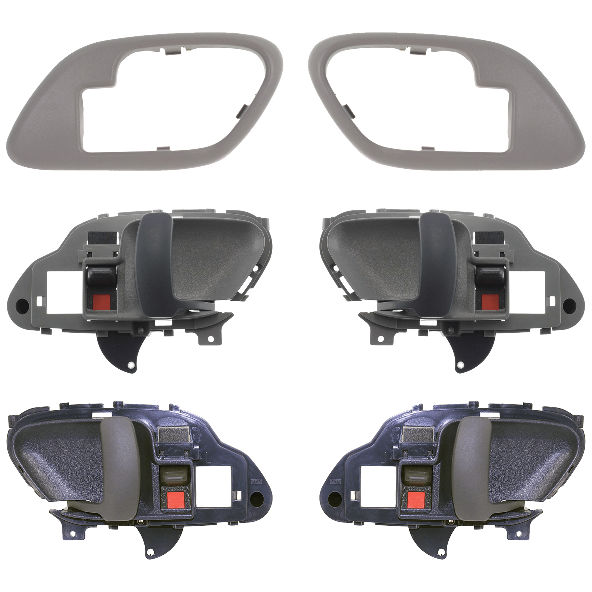 AM C K FULL SIZE P U 95-02 SUBURBAN 95-99 FRONT DOOR HANDLE CASE RH AND LH 6 pc kit w Interior Door Handle SKU KIT 071824 C216 Partslink GM1358100 GM1359100 GM1353102 GM1352102 GM1353101 GM1352101 OEM 15708079-15708080-15708046-157