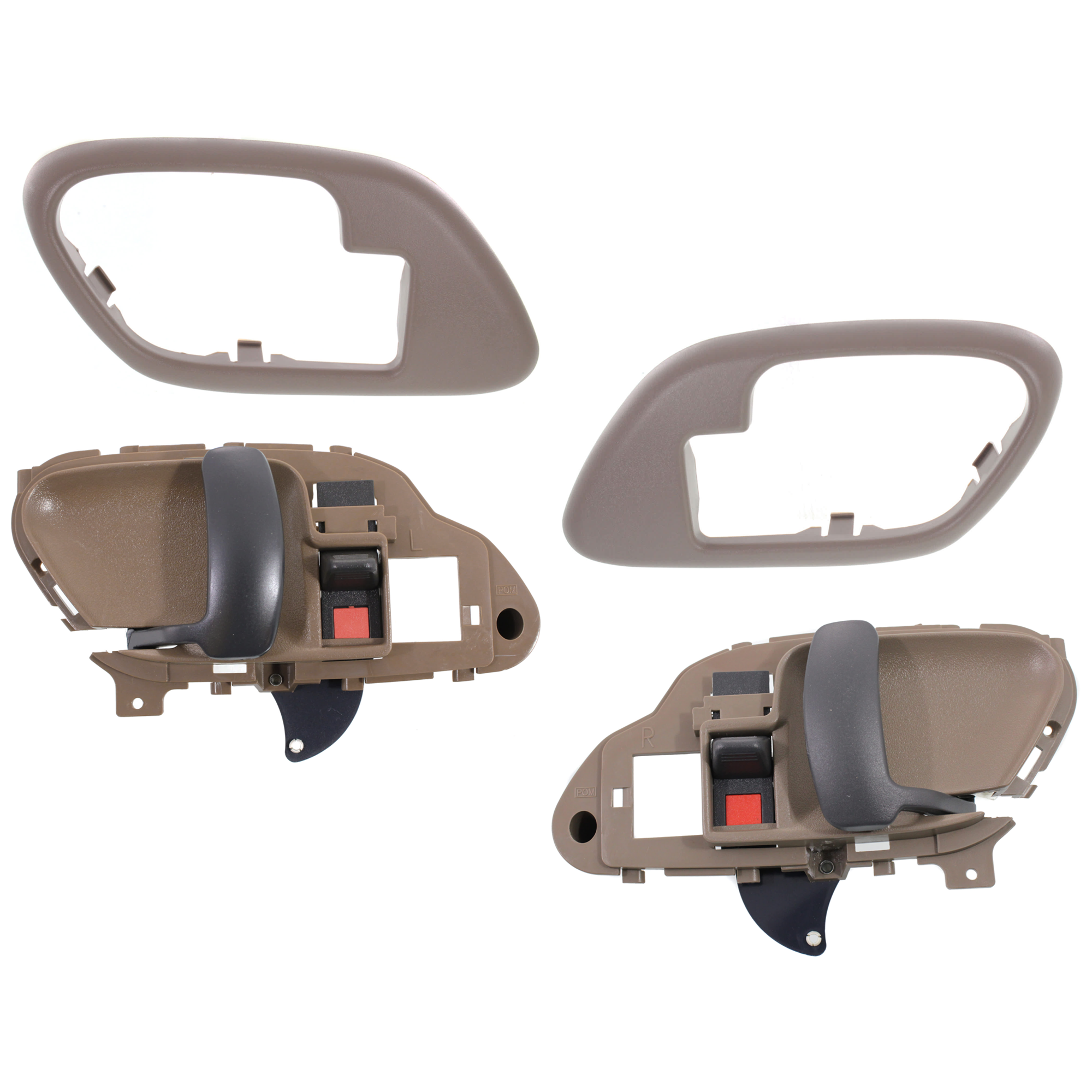 AM C K FULL SIZE P U 95-02 SUBURBAN 95-99 FRONT DOOR HANDLE CASE RH AND LH 4 pc kit w Interior Door Handle SKU KIT 071824 C538 OEM 15708087-15708088-15708043 PFM